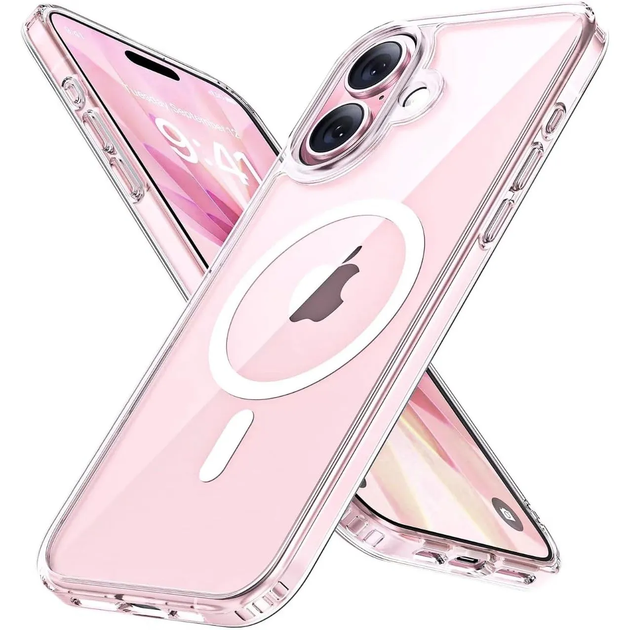 Miracase für iPhone 17 Hülle mit Magsafe TOP MIL, Klar