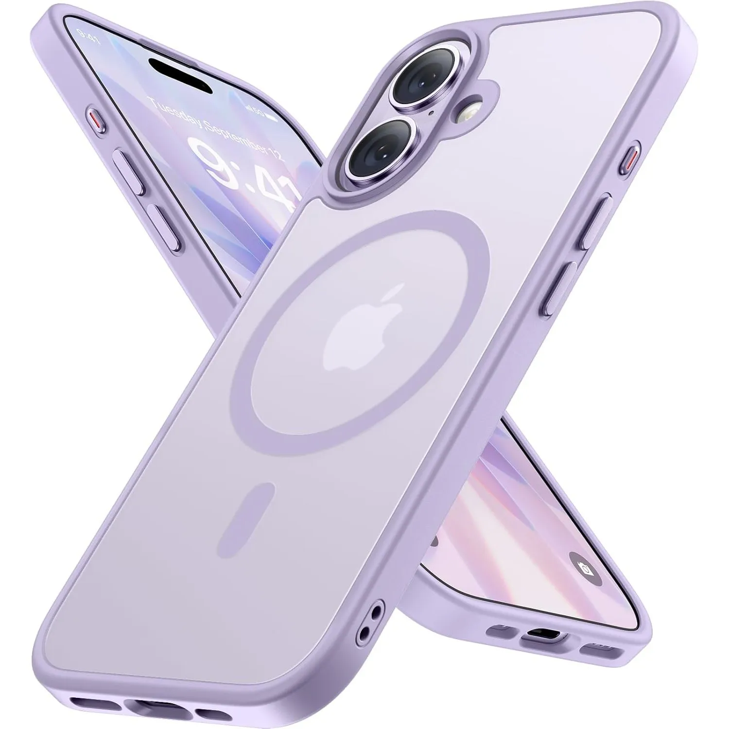 Miracase für iPhone 17 Hülle für Magsafe [TOP Militärschutz & Magnetkraft] Stoßfest Kratzfest mit Samtiger Haptik Extre…