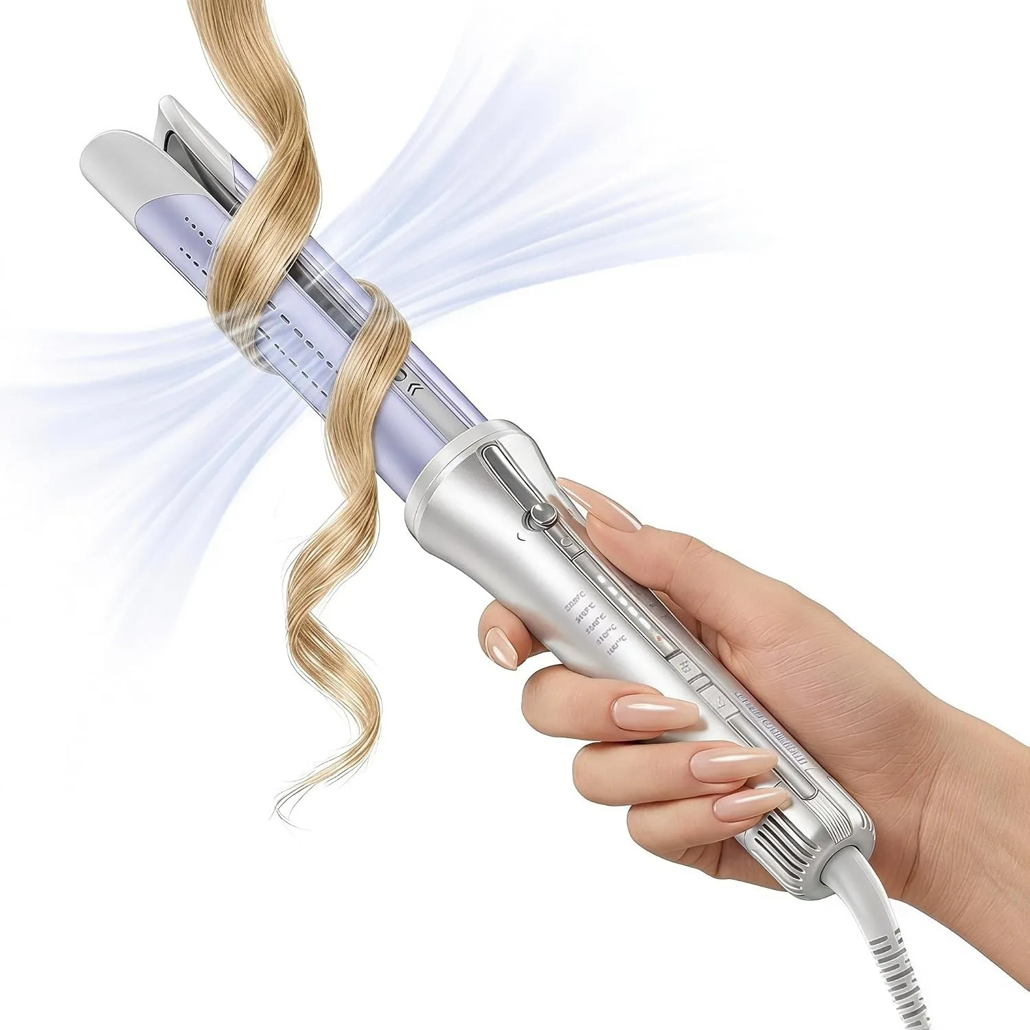 SHEGLAM 25mm One Touch Automatischer Lockenstab mit Kaltluft, Langanhaltende Locken für bounce wellige Styles, geringes…