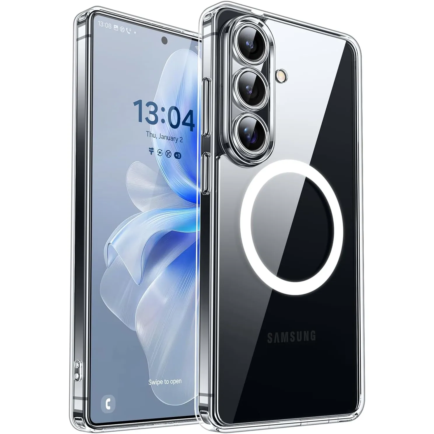 CANSHN für Samsung Galaxy S26 Hülle mit Kameraschutz für Magsafe (TOP Militärschutz & Magnetkraft) Extrem Haltbarkeit H…