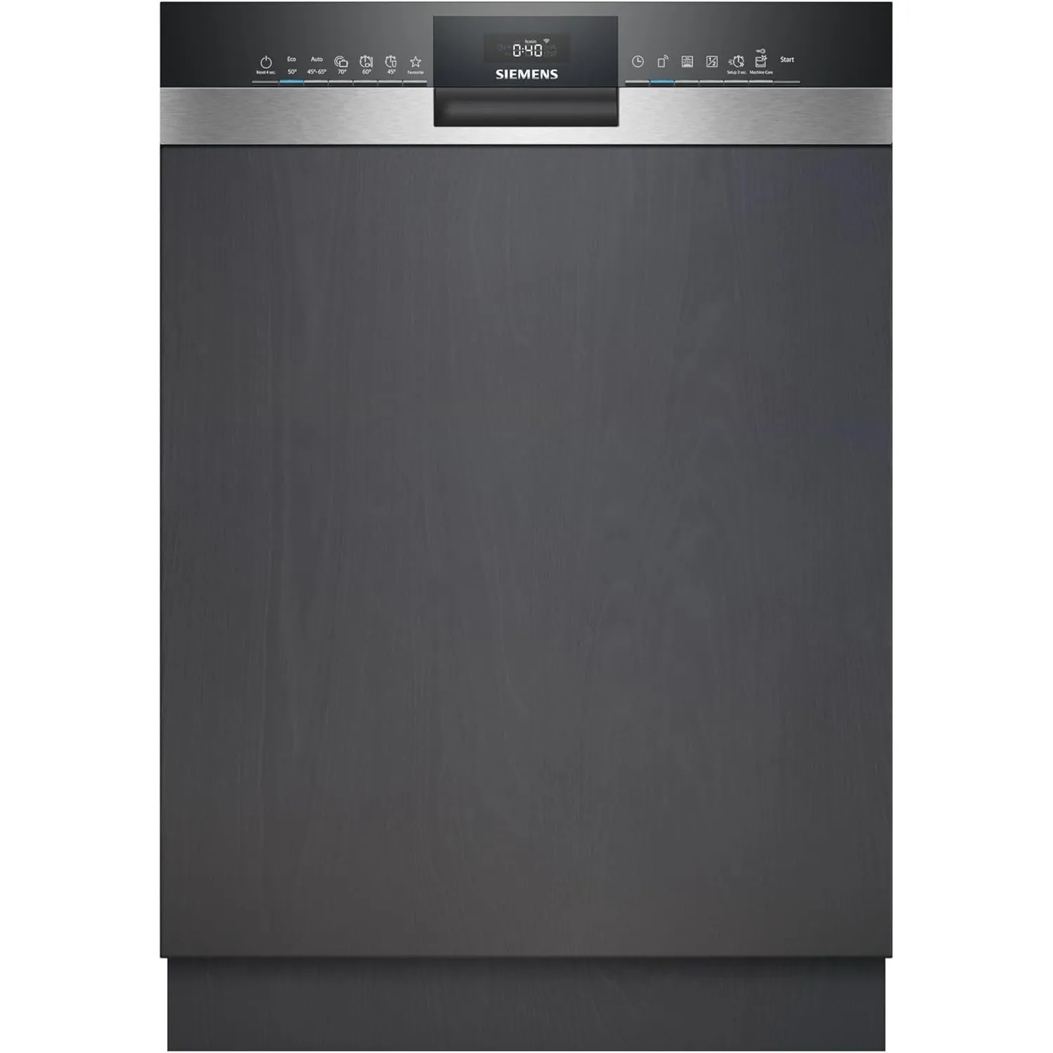 Siemens SN53ES28AE iQ300, Teilintegrierter Geschirrspüler, 60 cm, Made in Germany, bis zu 3-mal schneller spülen, autom…