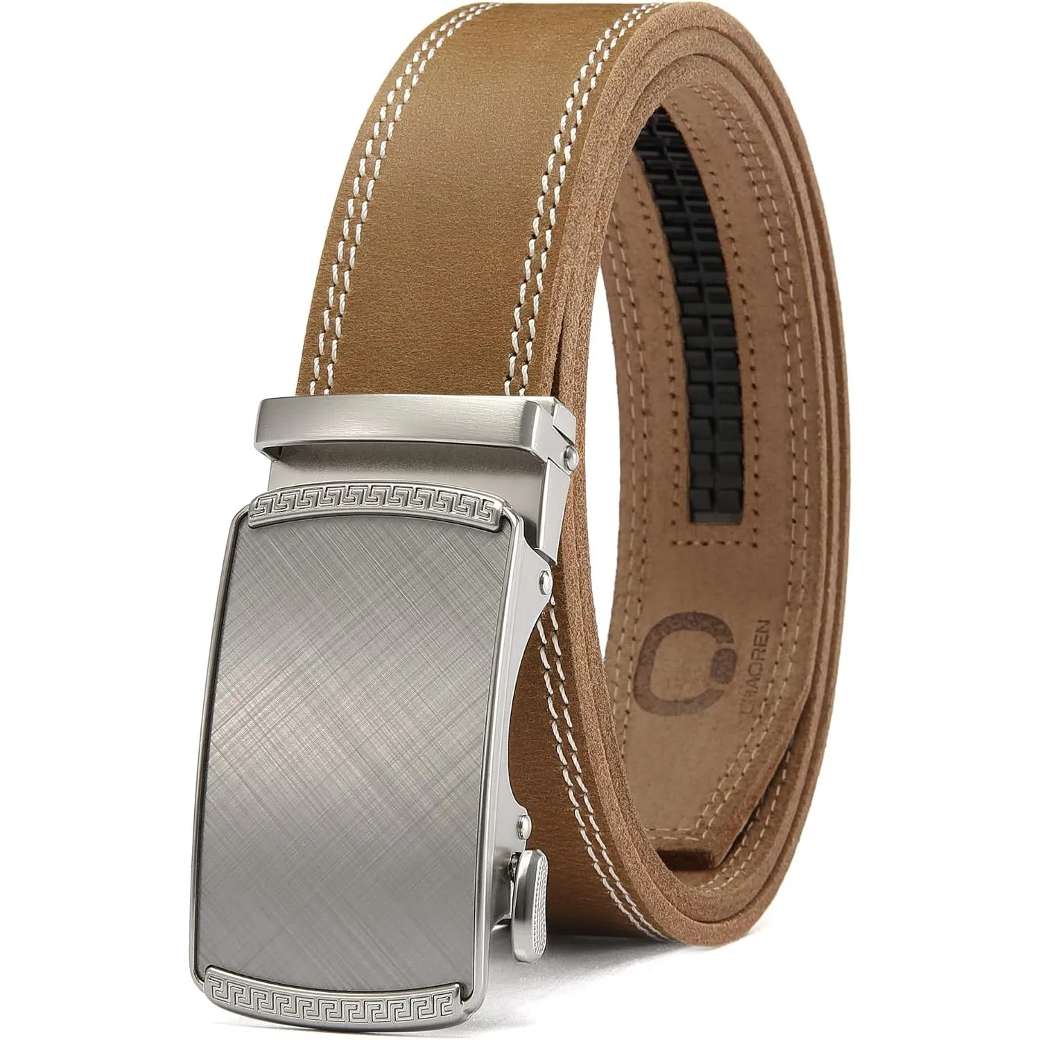 CHAOREN Gürtel Herren, Automatik Ledergürtel Herren 35mm ohne Löcher
