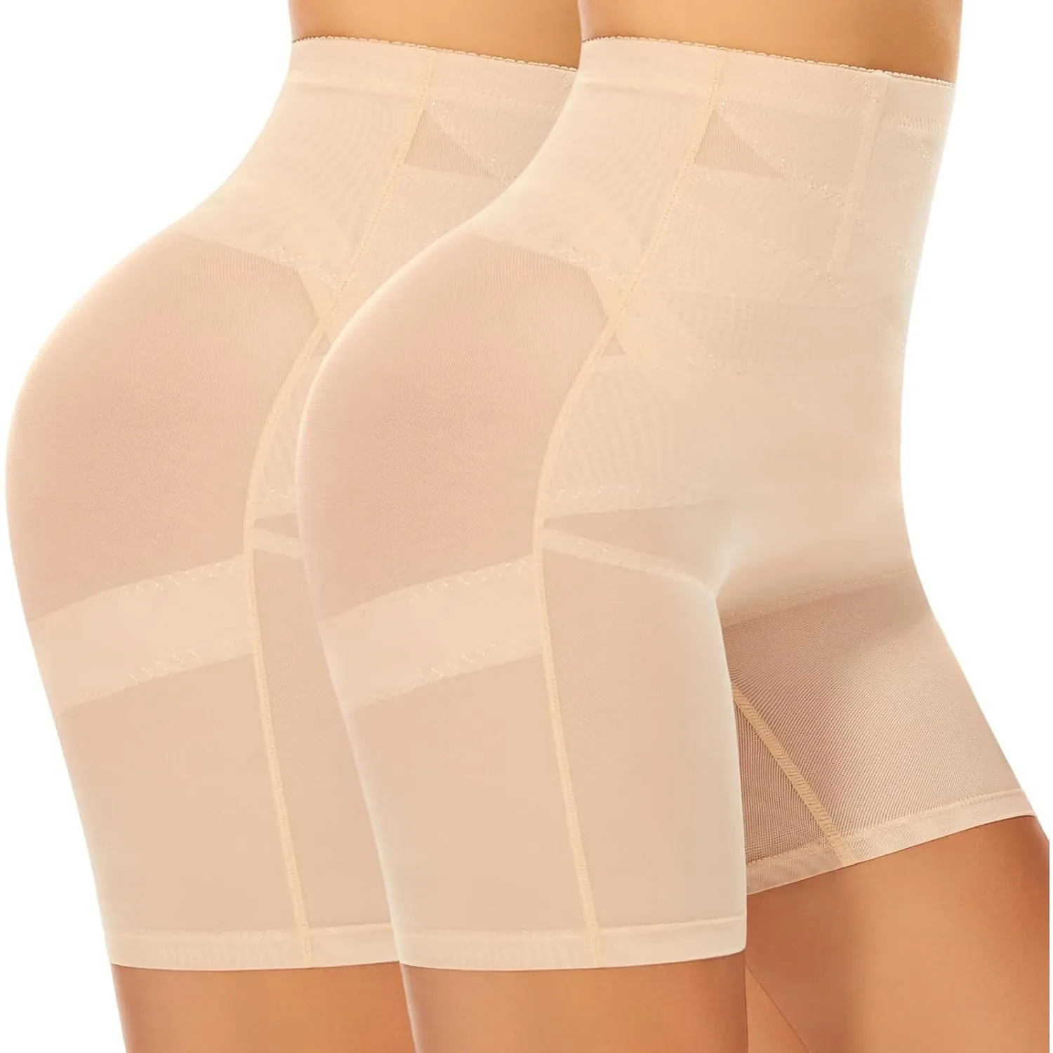YADIFEN Shapewear Damen Bauchweg Unterhose, Hohe Taille Bauch Weg Hose Miederhose Panty Mit Bein Miderpants Shorts Body…