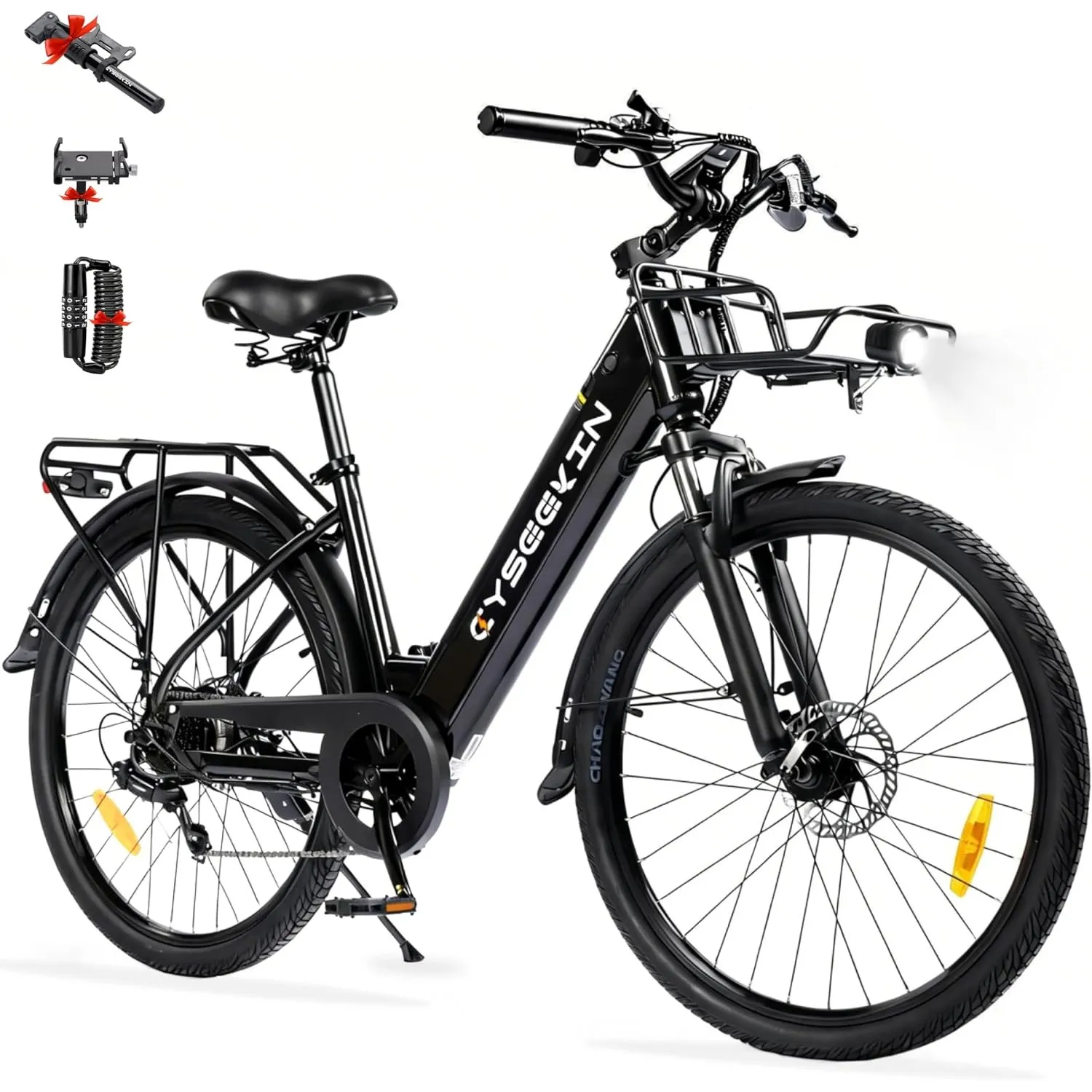 S10 E Bike Herren 26 Zoll, Elektrofahrrad für Erwachsene mit 250W Motor 48V 499,2Wh Akku, 4,4 Zoll LCD Display Ebike mi…
