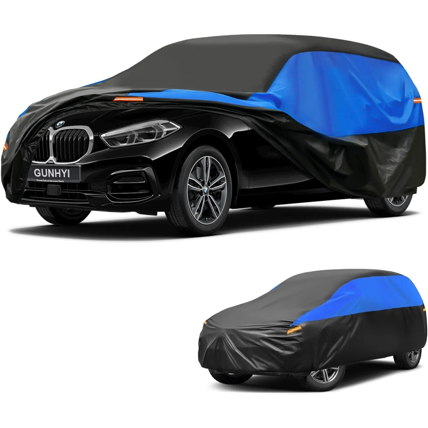 Gunhyi Autoabdeckung Wasserdicht Atmungsaktiv, Abdeckplane für BMW 1er E87/E81/F20/F21/F40/118i/120i/130i (2004-2026), …