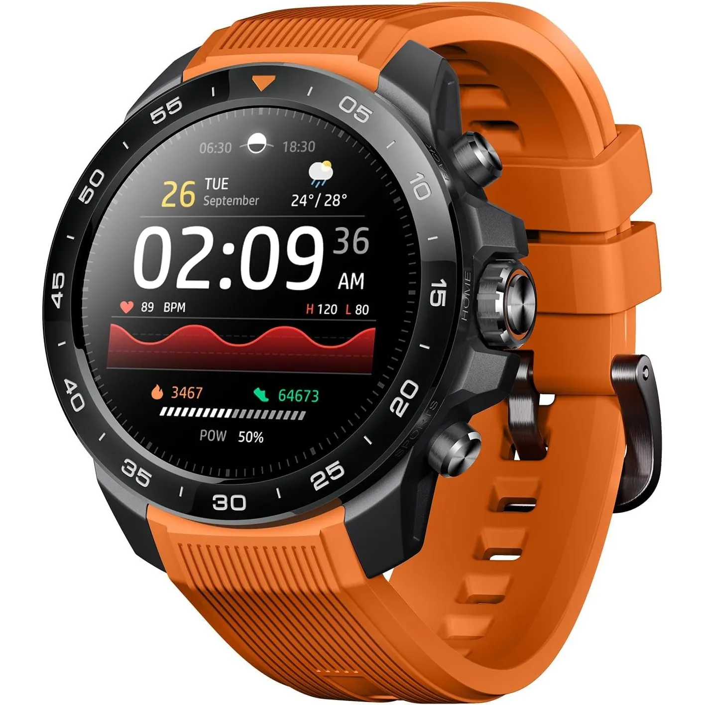 Mibro GS Explorer S Outdoor Smartwatch Herren, Militärqualität, GPS& 10ATM