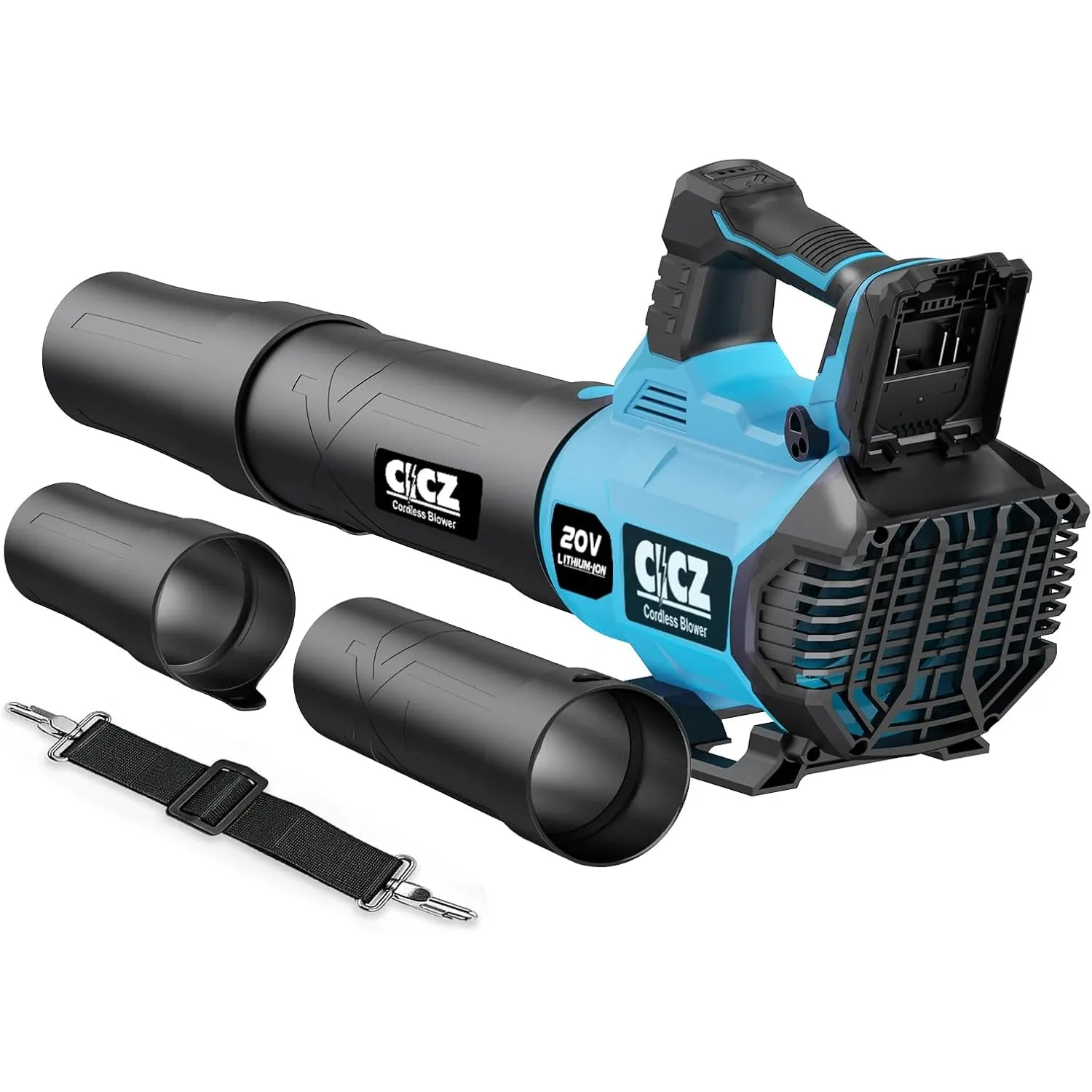 Akku-Laubbläser für Makita 18V Akku (ohne Akku/Ladegerät),3-Gang