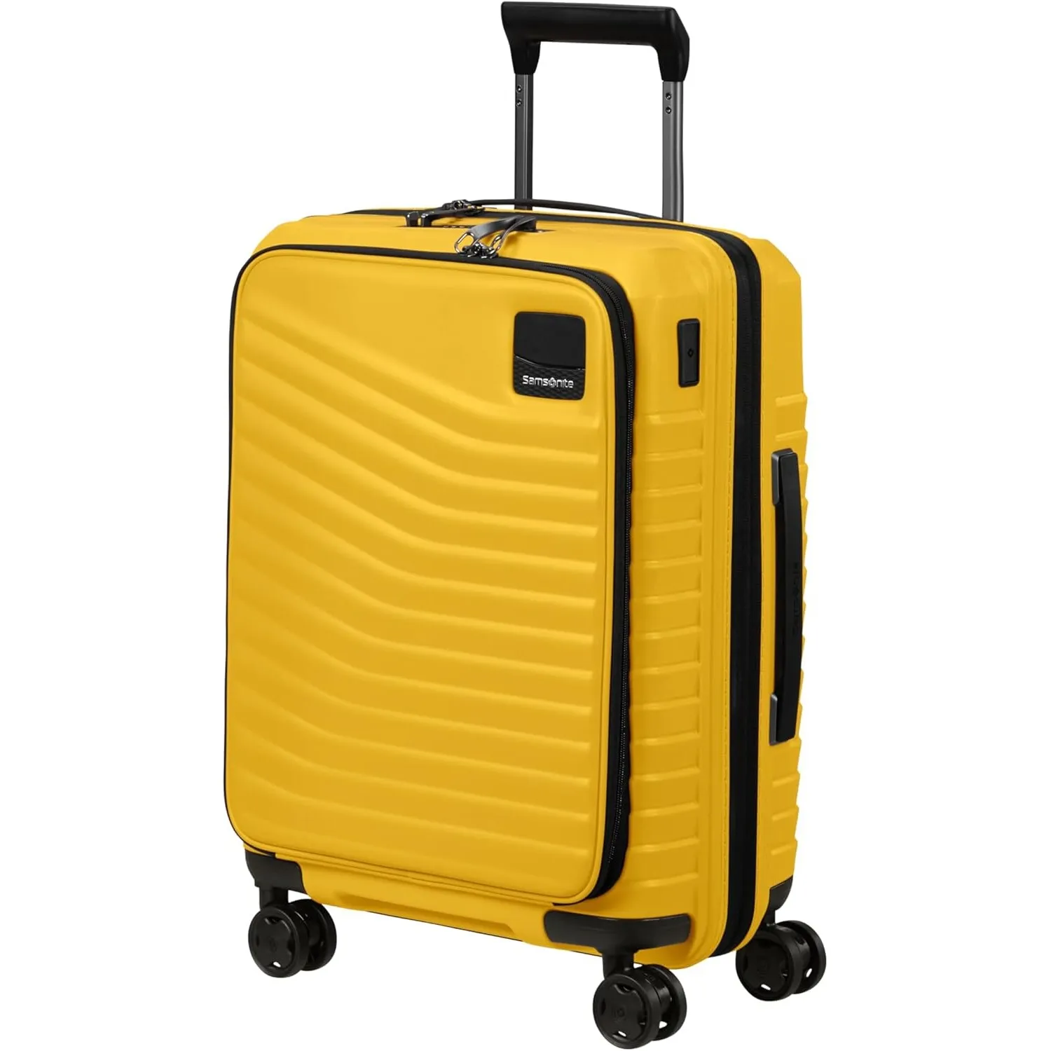 Samsonite Intuo - Hartschalenkoffer Handgepäck 55 x 40 x 23/26 cm - Erweiterbarer Kabinentrolley mit Fronttasche, für E…