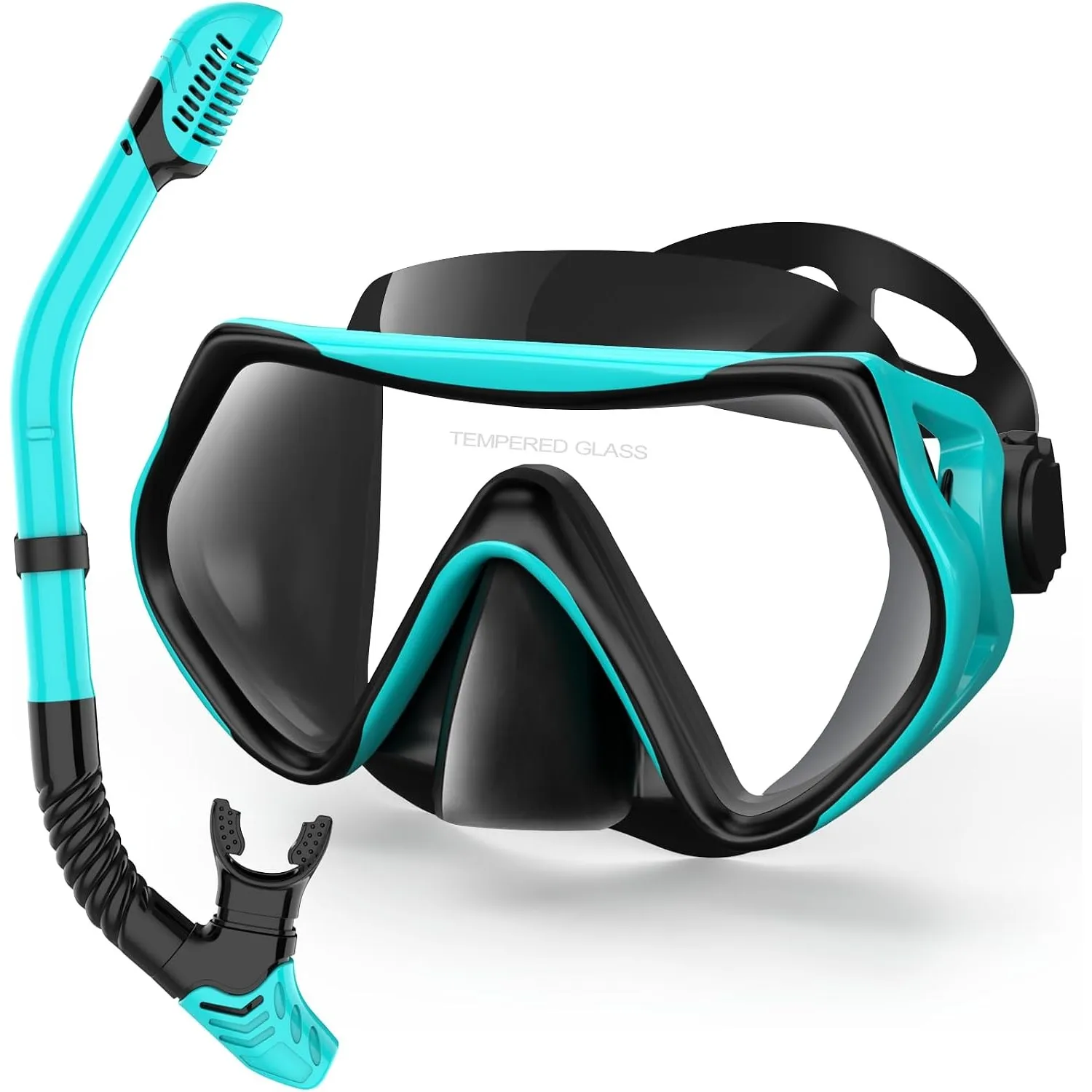 Schnorchelset Erwachsene, Schnorcheln Set mit Anti-Fog Taucherbrille und Dry Schnorchel, Professionelle Schnorchelmaske…