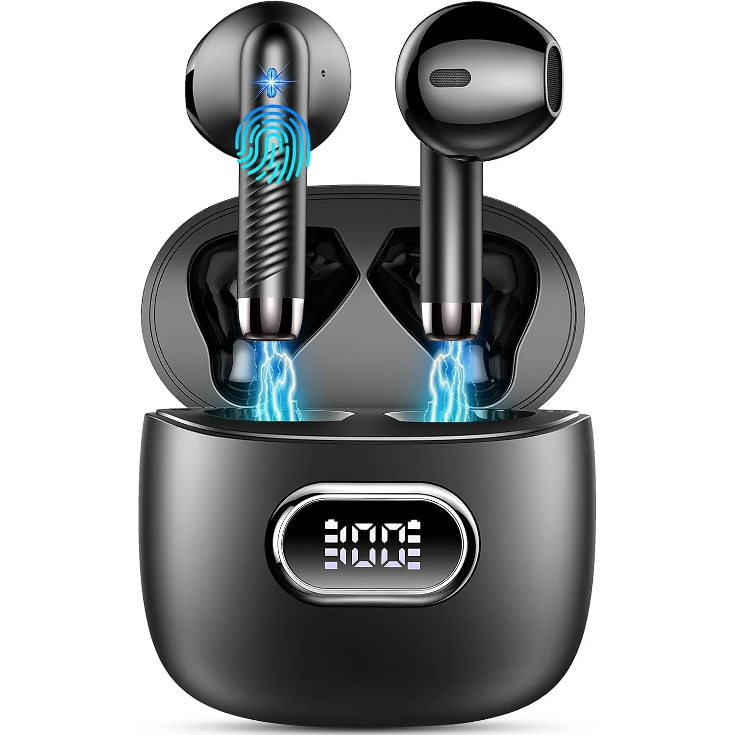 Drsaec Bluetooth 5.4 Kopfhörer, 6D Tiefer Bass In Ear Kopfhörer Kabellos