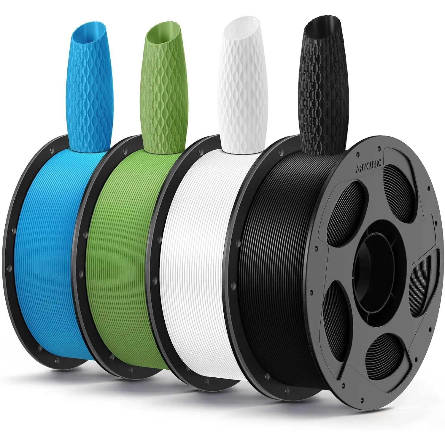 ANYCUBIC PLA Filament 1.75mm, Einfach zu drucken, Haltbarer, 4KG Set