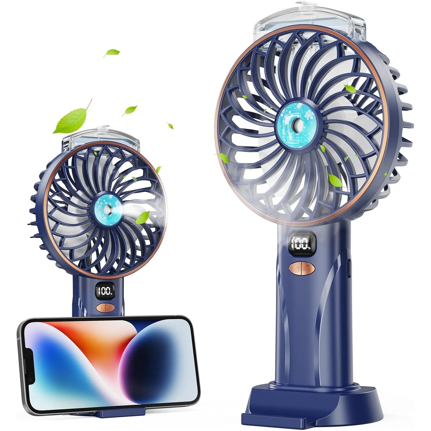 Fitabok Handventilator – Kleiner SprüH Tragbarer Mini Ventilatormit 25 Ml, USB-C Wiederaufladbarer Taschenventilator Mi…