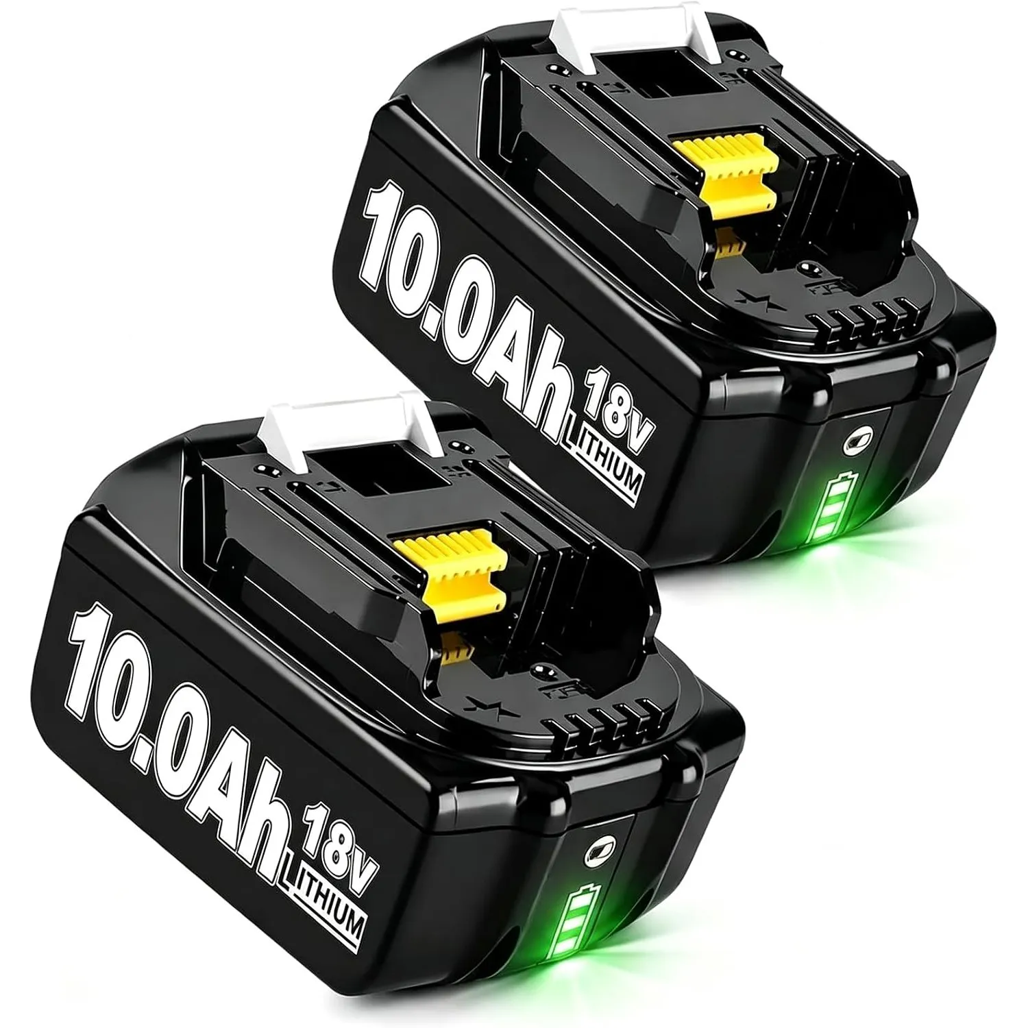 2Stück10000mAh Ersatzakku für Makita Akku 18V LXT-18V-Serie