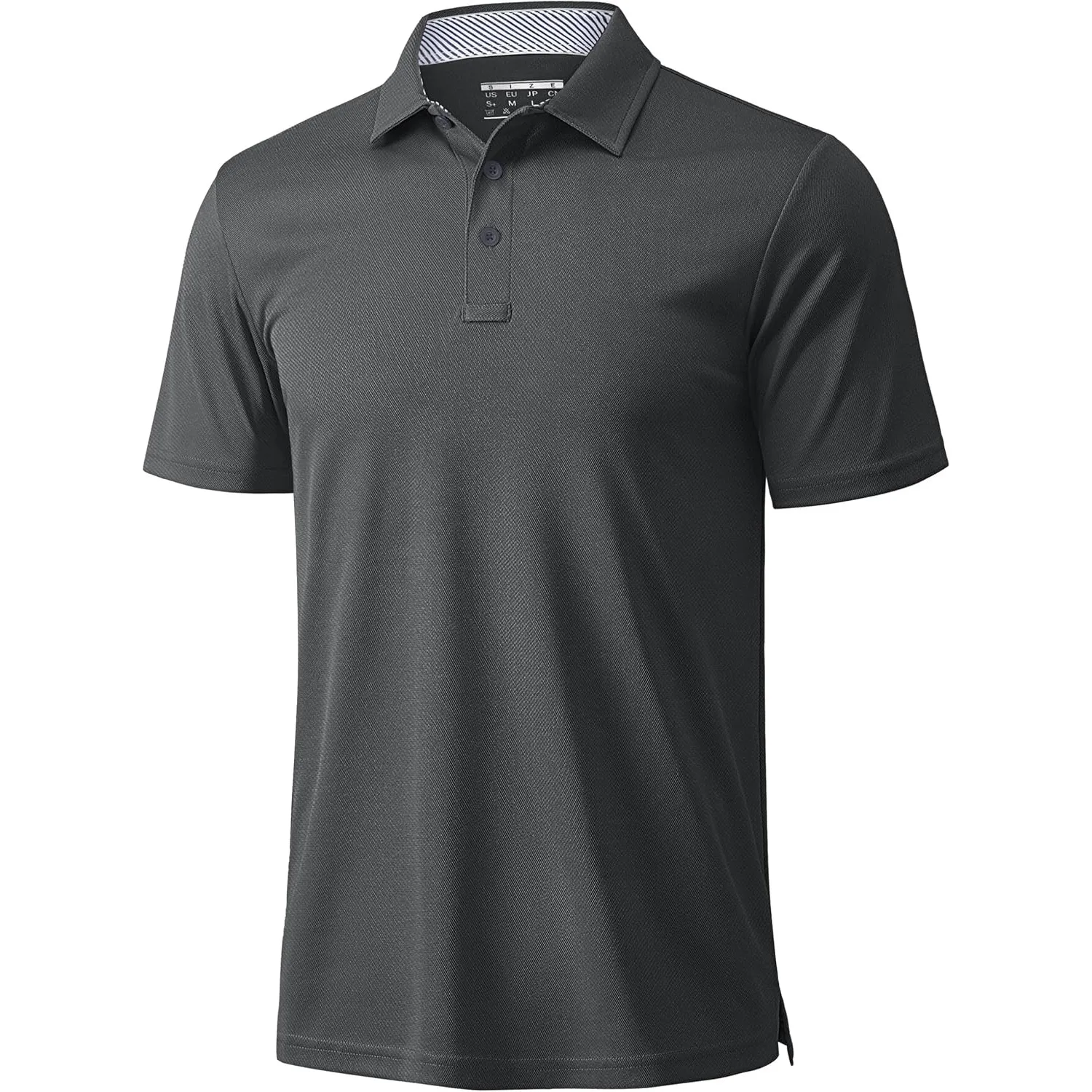 MAGCOMSEN Poloshirt Herren Kurzarm Shirt Sommer Golf Polo Atmungsaktiv Funktionsshirt Schnelltrocknend Polohemd Outdoor