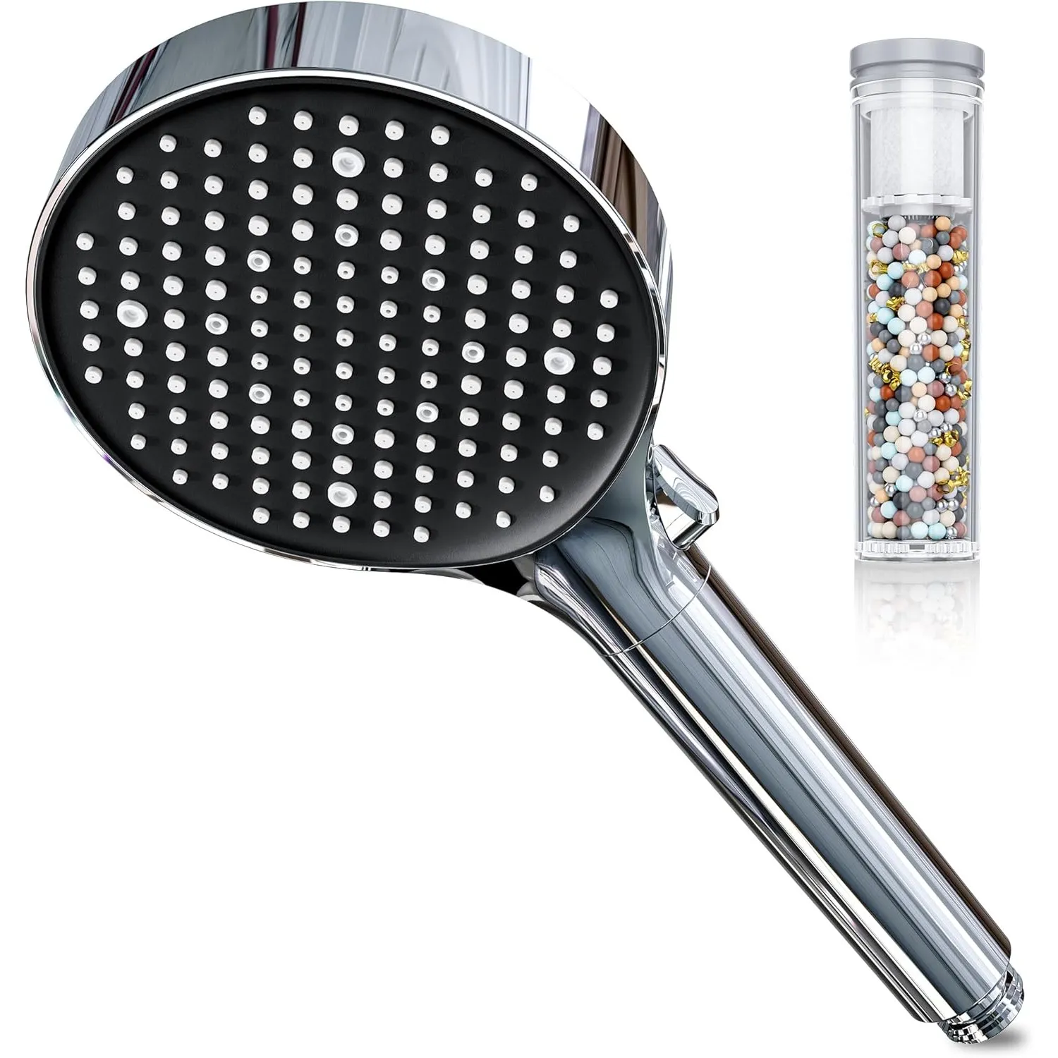 Magichome Duschkopf mit Filter in 25 Schichten, 6 Modi Hochdruck Handbrause | Duschkopf Wassersparend mit Filtration Sp…