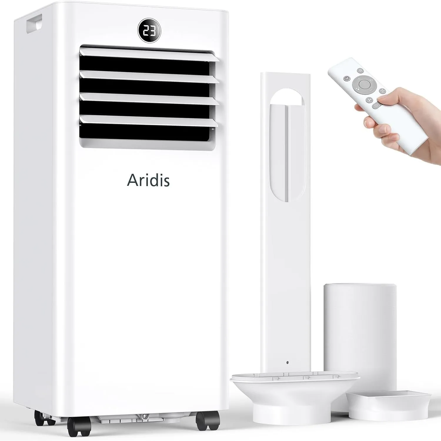 Klimaanlage Mobil 9000 BTU,4-in-1 Mobile Klimaanlage - LED Display&Fernbedienung,leise mobile klimaanlage mit einem Fen…