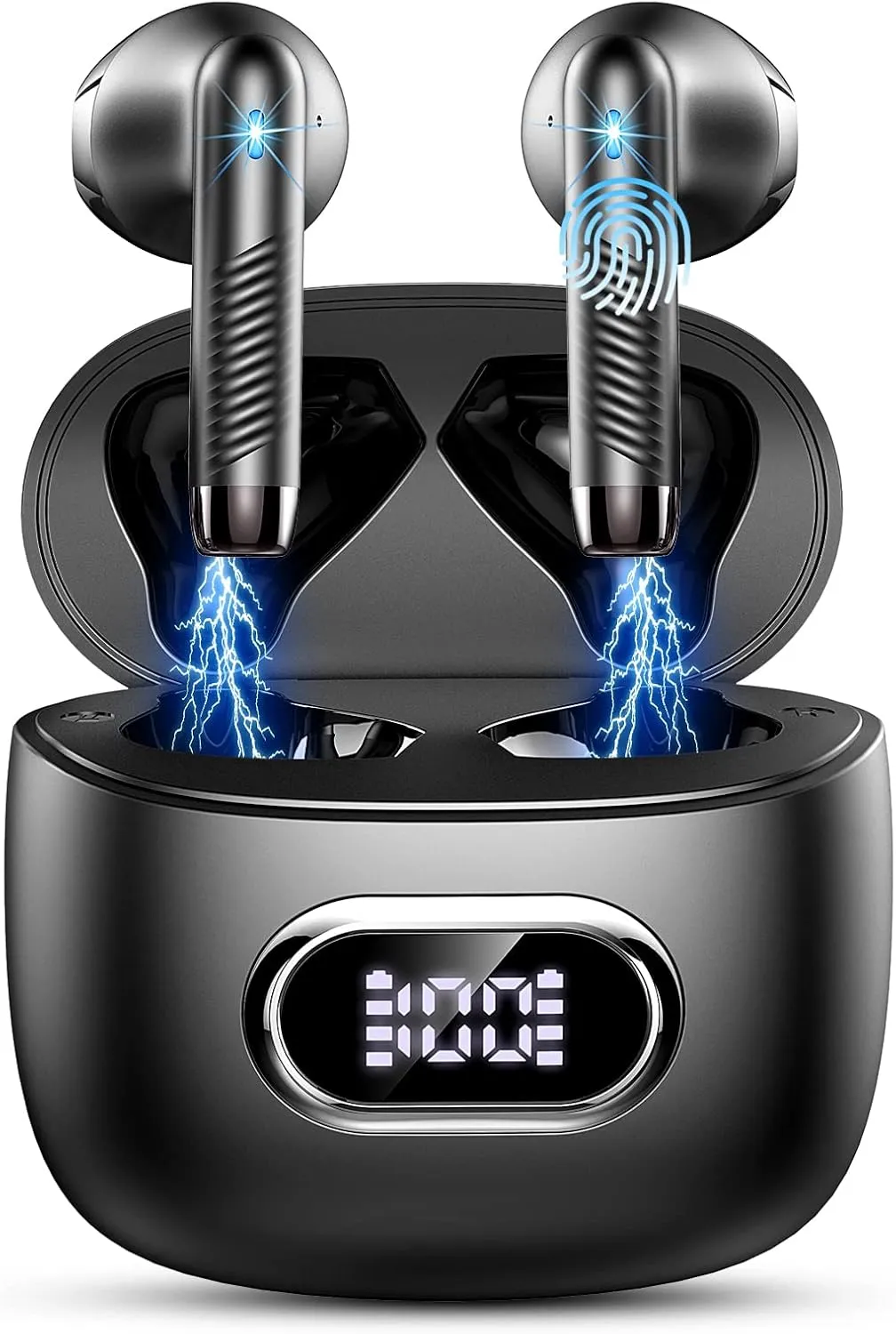 Neu 2026 KI Übersetzer Kopfhörer, 3-in-1 Echtzeit Sprachübersetzer Ohrhörer mit 164 Sprachen & 7 Modi, Bluetooth 5.4 Ko…