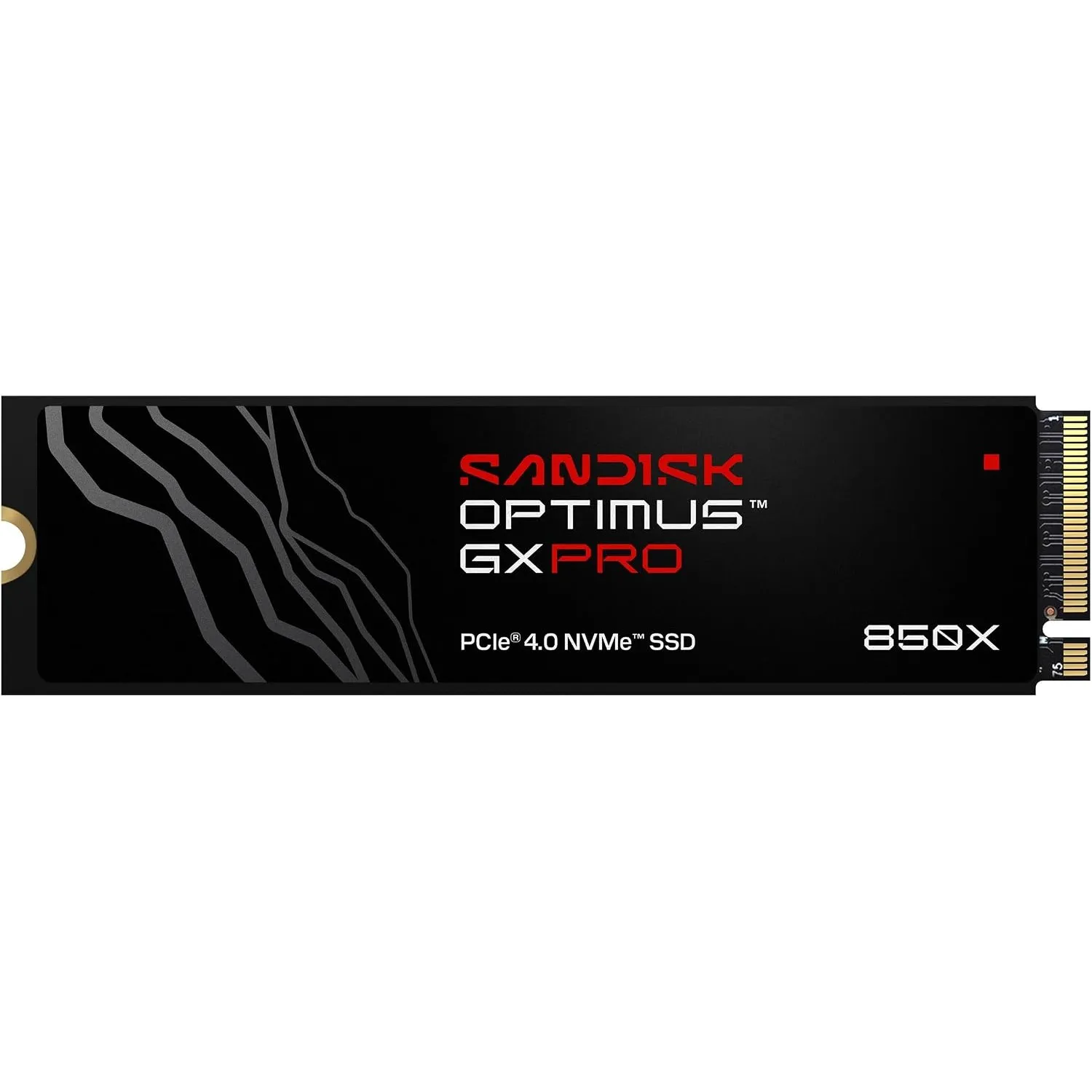 SANDISK Optimus GX PRO 850X NVMe SSD 4 TB (bis zu 7.300/6.600 MB/s sequentielles Lesen/Schreiben, M.2 2280, PCIe 4.0, b…