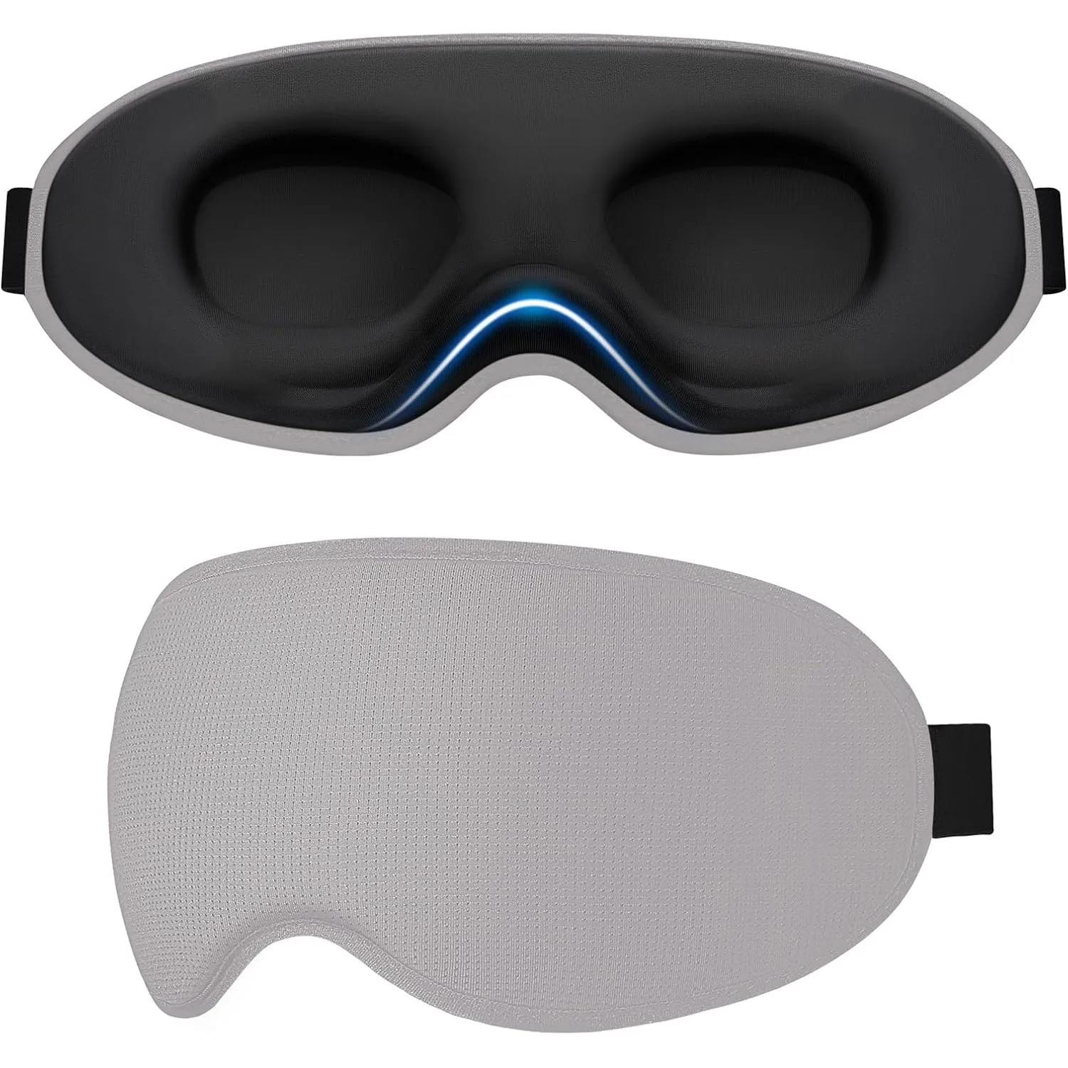 Gritin Schlafmaske für Seitenschläfer Damen & Herren 3D Bequem Schlafbrille