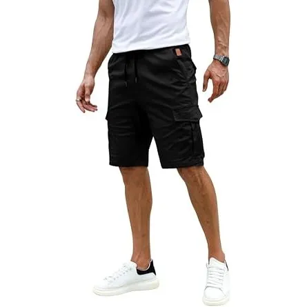 Elegancity Kurze Hosen Herren Cargo Shorts Freizeithose | Sommer Chino Shorts Mit 6 Taschen,Kurze Cargohosen,Elastische…