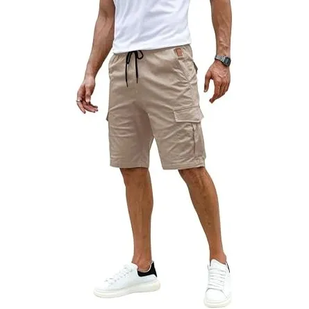 Elegancity Kurze Hosen Herren Cargo Shorts Freizeithose | Sommer Chino Shorts Mit 6 Taschen,Kurze Cargohosen,Elastische…