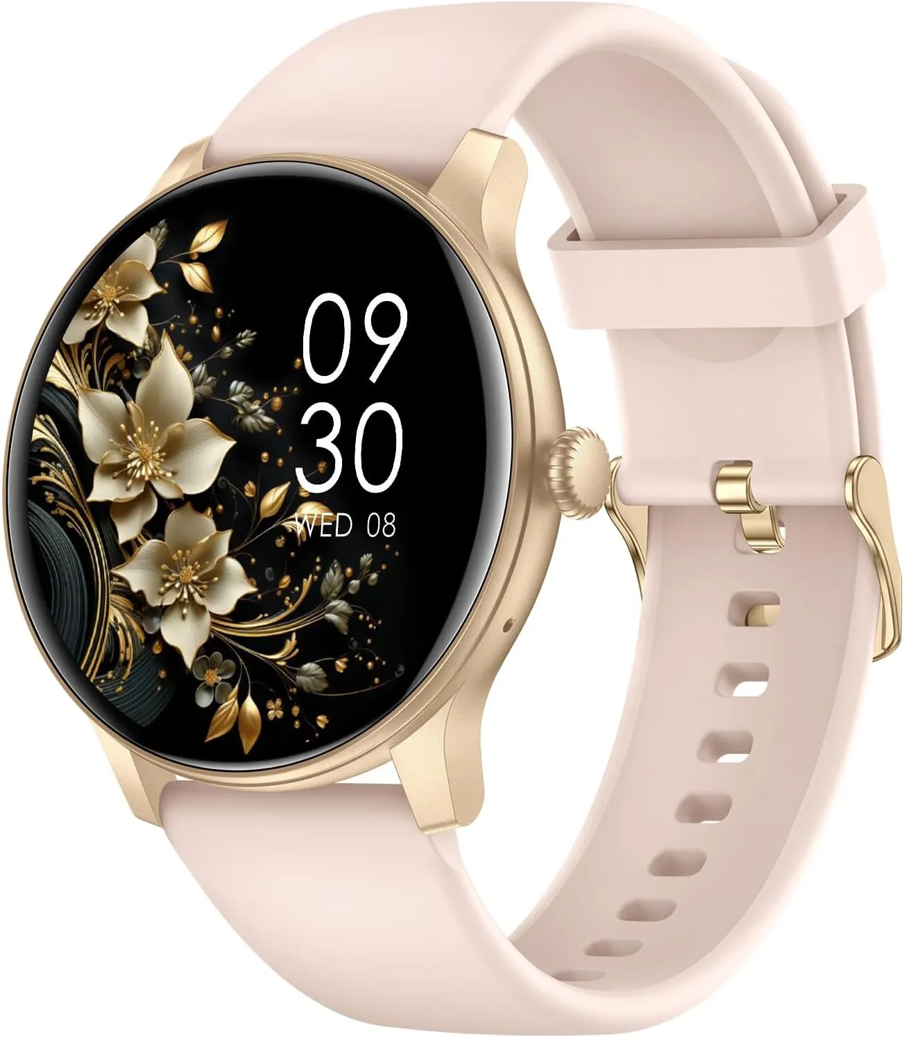 AcclaFit Smartwatch Damen Herren, 1.38 Zoll HD-Display Smart Watch mit Bluetooth Anrufe, Fitness Tracker mit Herzfreque…