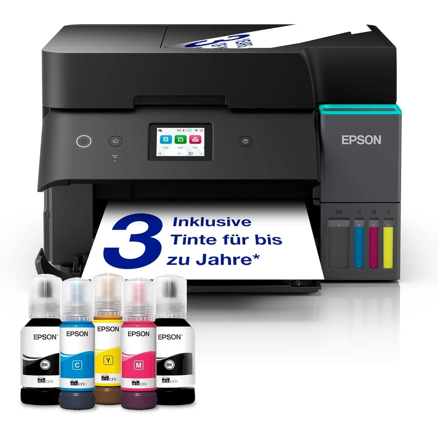 Epson EcoTank ET-4955 A4-Multifunktionsdrucker mit Wi-Fi & AirPrint Tintentank, automatischem Dokumenteneinzug, Duplexd…