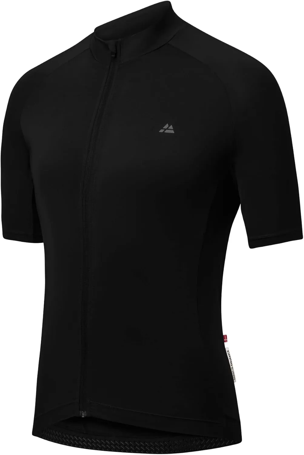 DANISH ENDURANCE Men's Short-Sleeved Cycling Jersey with Zip, Cycling Jersey with Pockets, Quick-Drying Road Cycling Je…