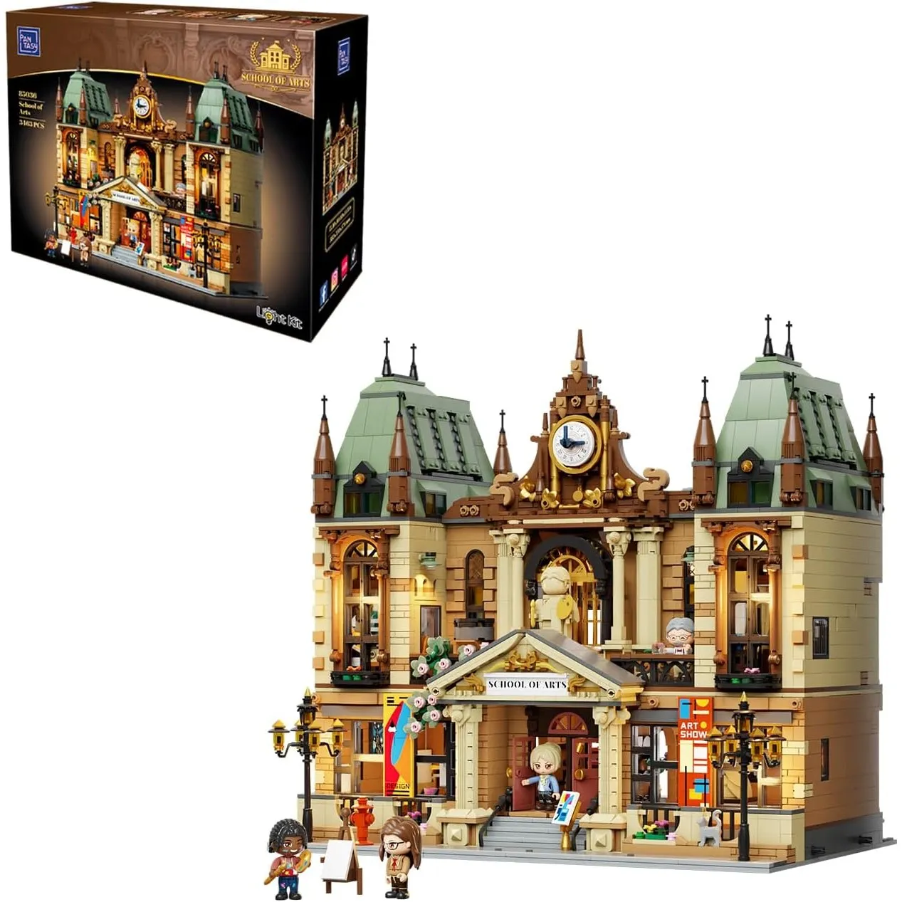 PANTASY Kunstakademie, modulares Klemmbausteine Set