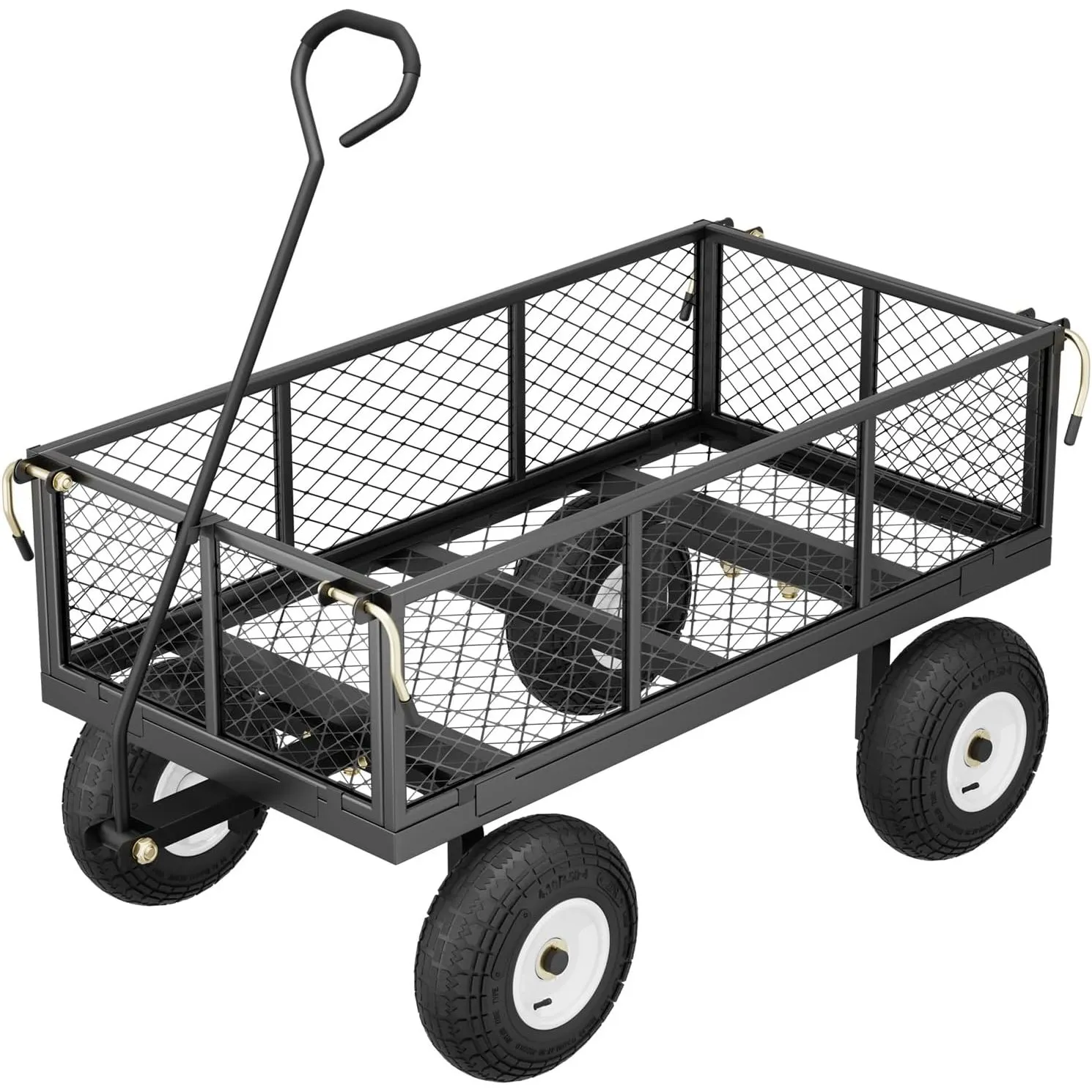 Sekey Bollerwagen Gartenwagen Titan 350KG Tragkraft mit Gummi-Luftreifen