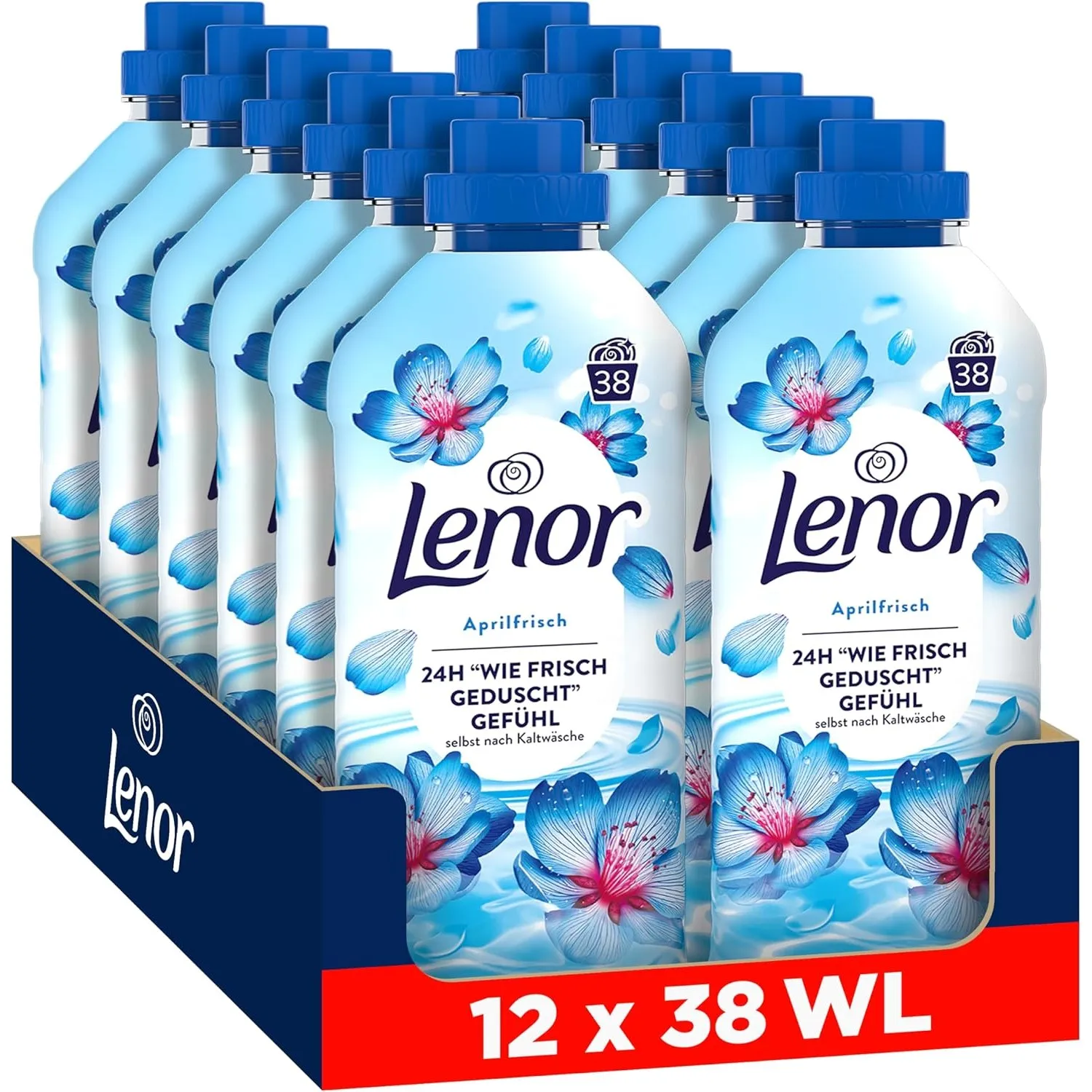 Lenor Weichspüler Aprilfrisch, 12x38 Wäschen