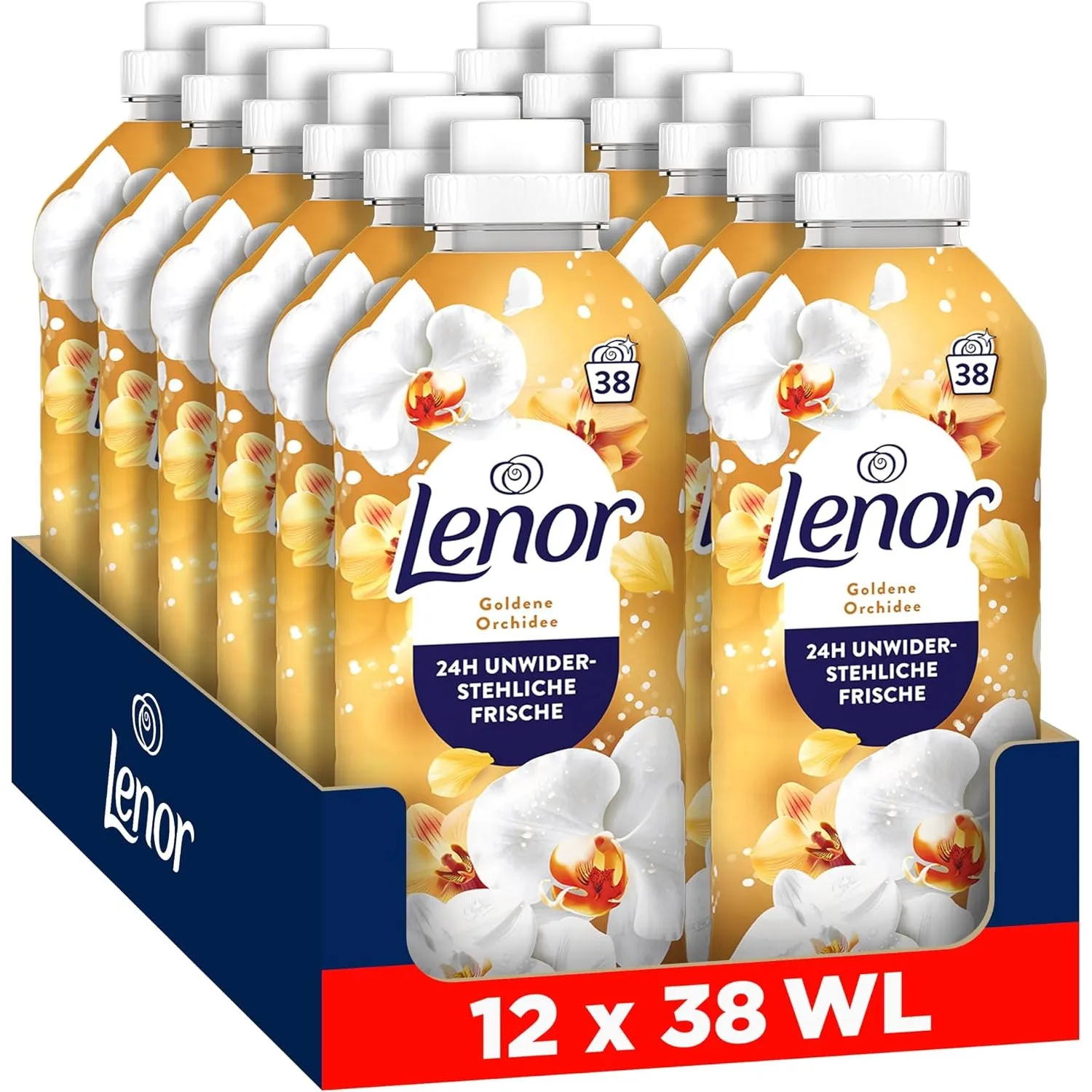 Lenor Weichspüler Goldene Orchidee, 12x38 Wäschen