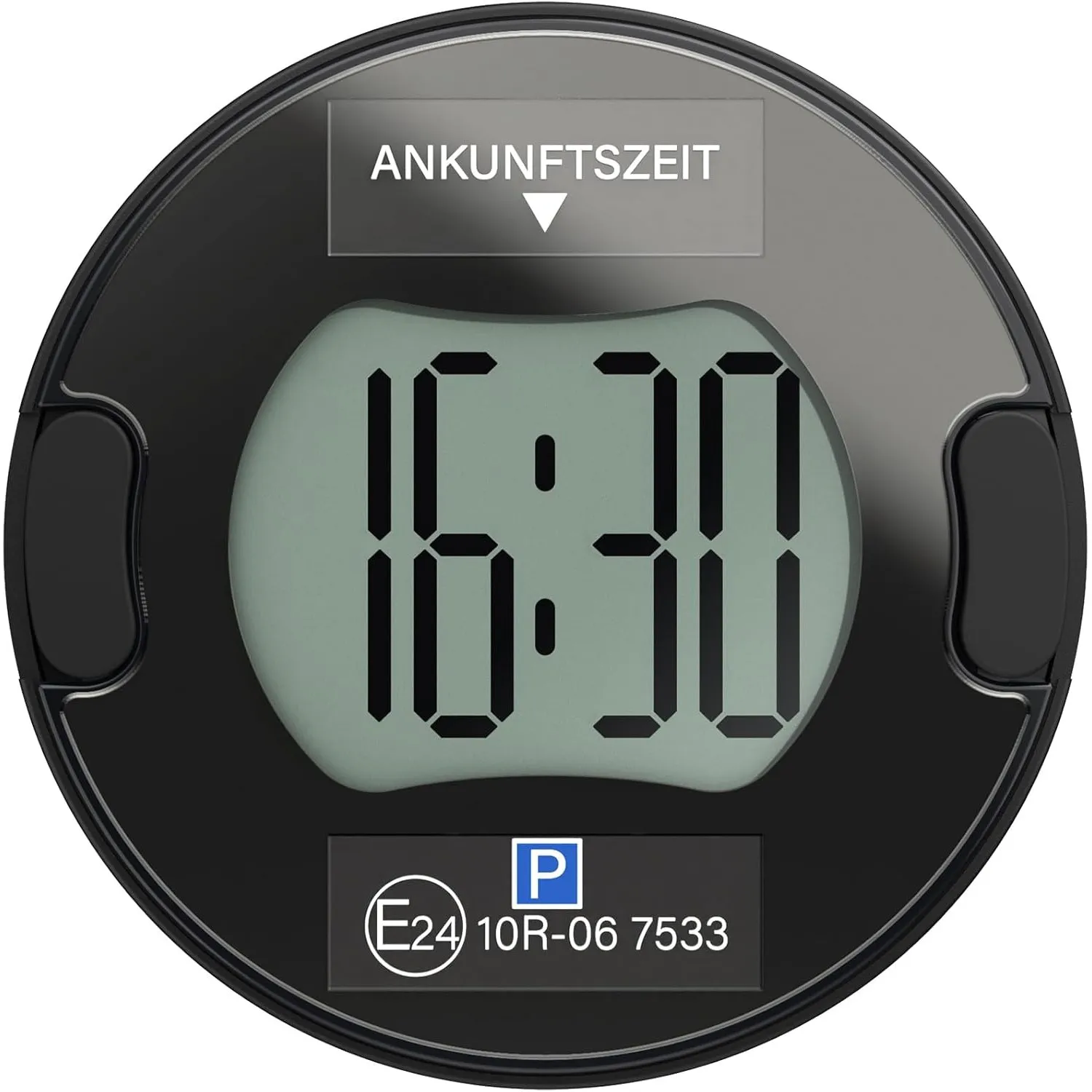 PT02 Elektronische Parkscheibe mit Zulassung, Automatische Digitale Parkscheibe Solar fürs Auto, Elektrische Parkuhr mi…
