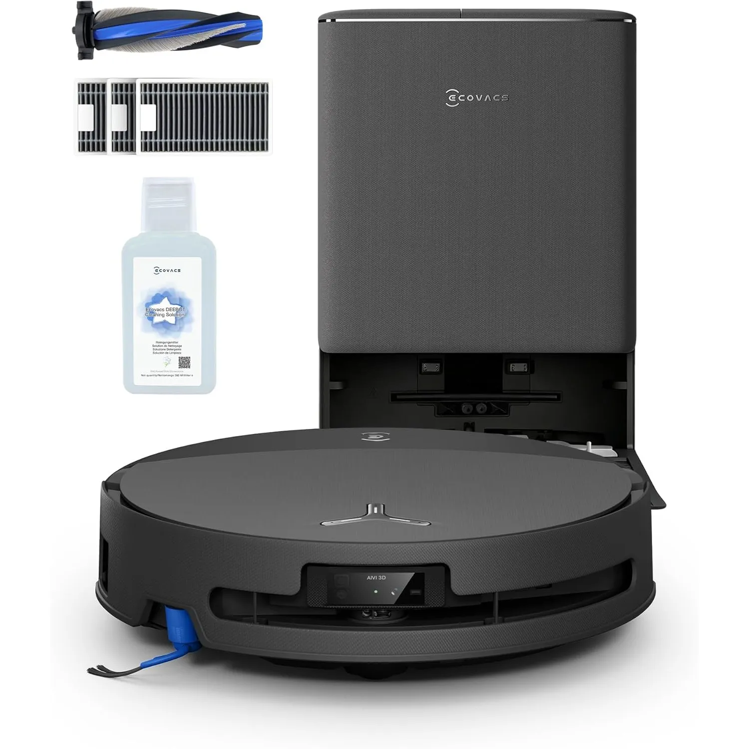 ECOVACS Saugroboter mit Wischfunktion T90 PRO Omni Care Kit, 30.000 Pa