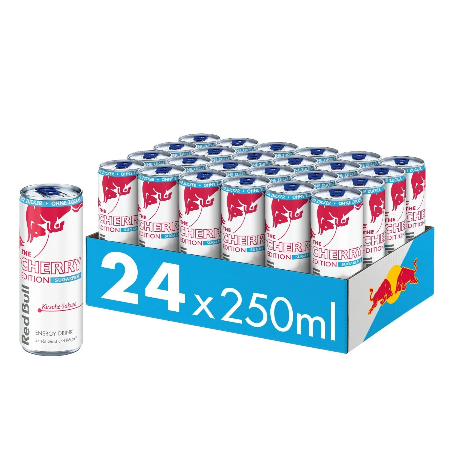 Red Bull Sugarfree Energy Drink Kirsche-Sakura Cherry Edition