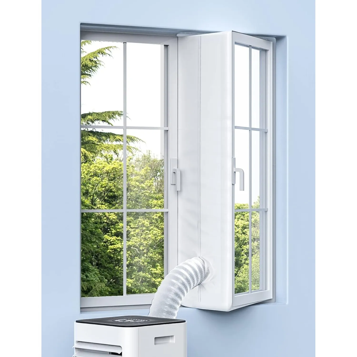 Klimaanlage Fensterabdichtung, Fensterabdichtung für Mobile Klimageräte, Anti-Mücken, Wasserdicht, Windabweisend, Hot A…
