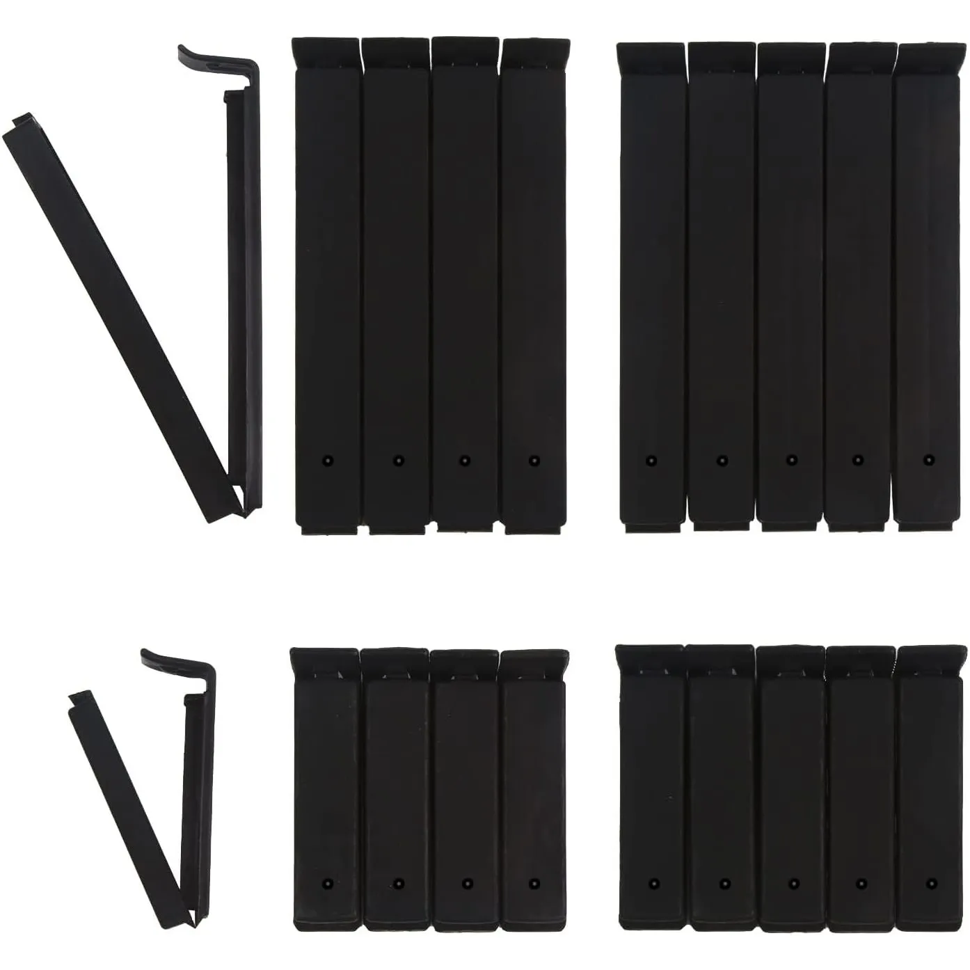 KUMD 22er Set Beutelclips, Verschlussclips für Lebensmittel-Verpackungen, Tütenclips luftdicht für Küche & Vorratsschra…