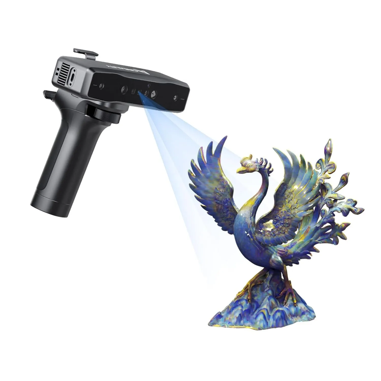 Creality Otter Lite 3D-Scanner für alle Größen geeignet, 30FPS, Kabelloses Scannen WIFI6, 0,05 mm Präzision, Innovative…