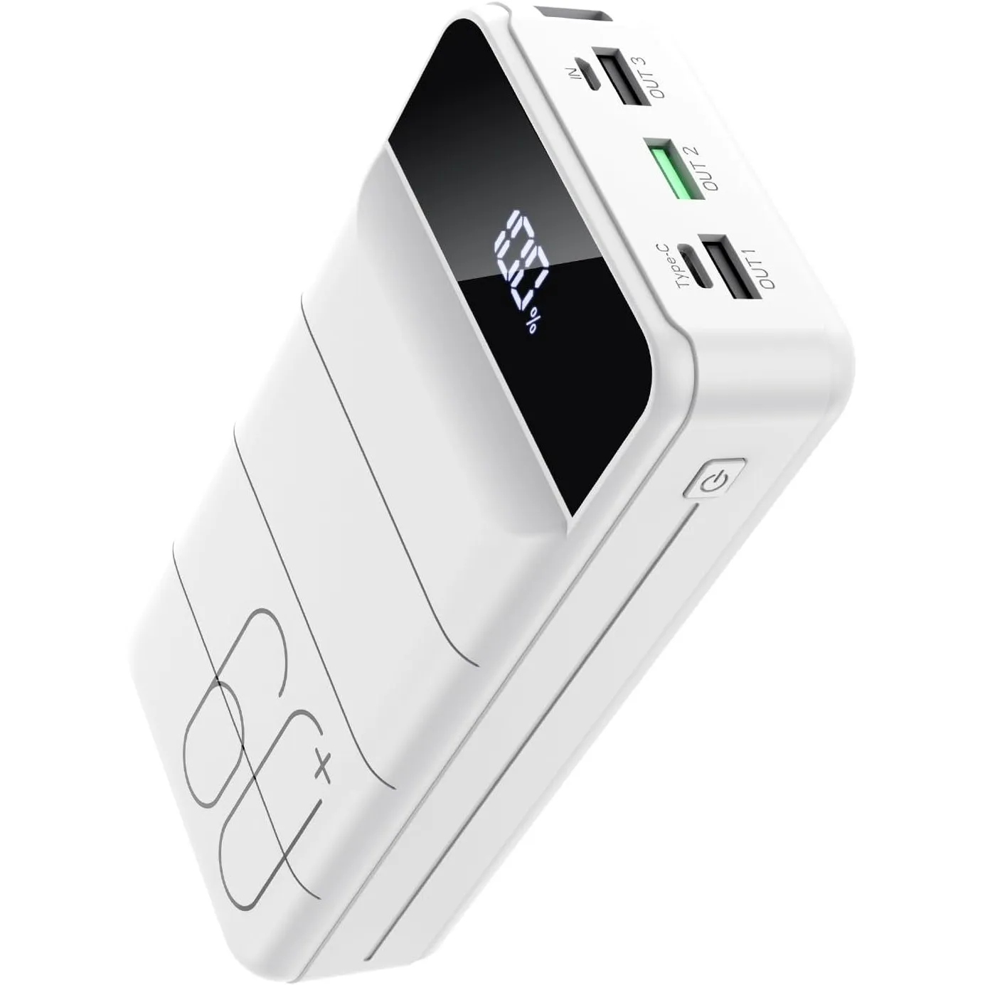 Power Bank 60000mAh, 22,5 W USB-C Schnellladung Große Power Bank