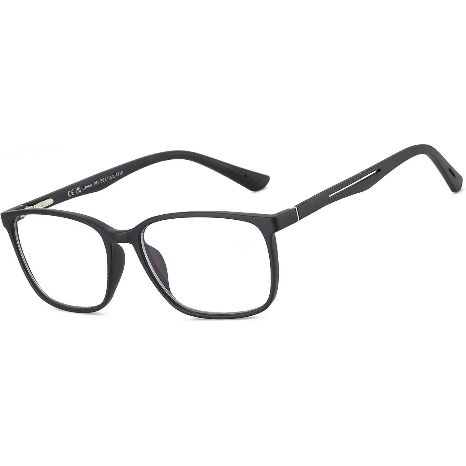 ZENOTTIC Blaulichtfilter Brille, Lesebrille Herren Eckige Rahmen-Leser Anti-Glanz Sport Computerbrille