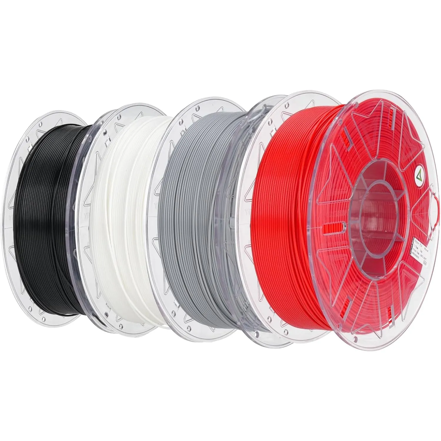 Creality Hyper PLA RFID Filament 1,75 mm – Hochgeschwindigkeitsdruck bis 600 mm/s, 4 kg Multi-Color Set (Schwarz, Weiß,…