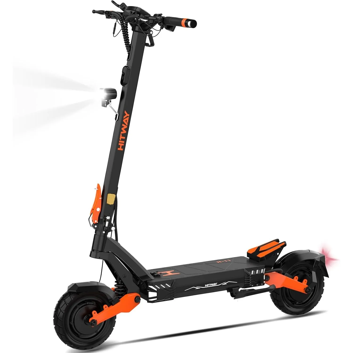 HITWAY H11 E Scooter mit Straßenzulassung(ABE),Dualantrieb,250W*2 Motor Spitze 3600,70-130 km, IPX6,52V 23,4Ah Akku, Bl…