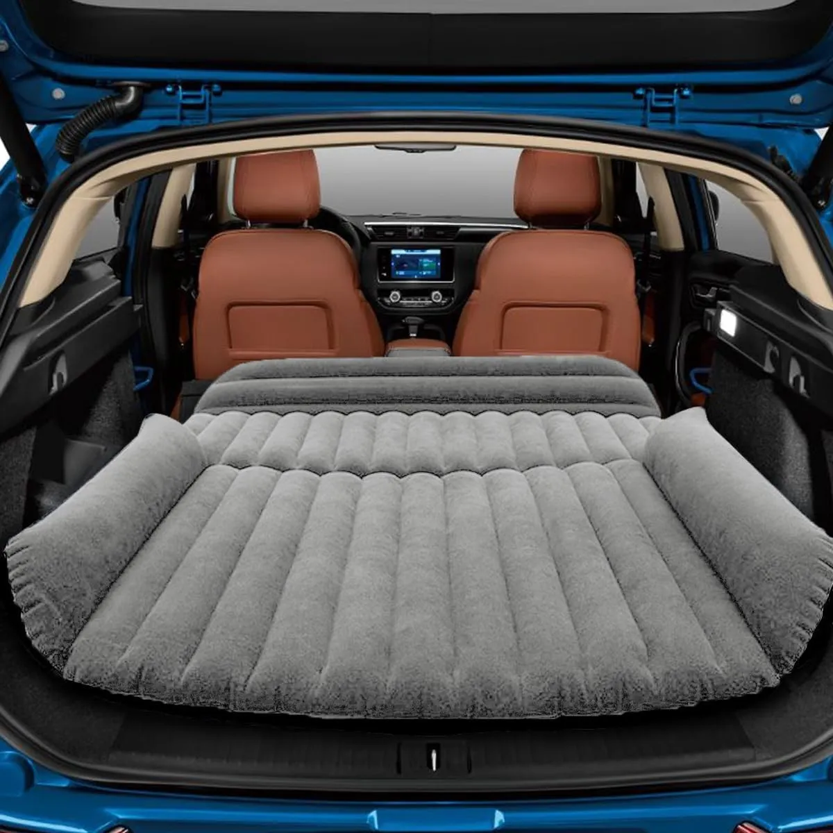 Auto Matratze, Auto Luftmatratze with Luftpumpe Dickere SUV Luftmatratze Aufblasbares Bett für Outdoor Camping Traveling