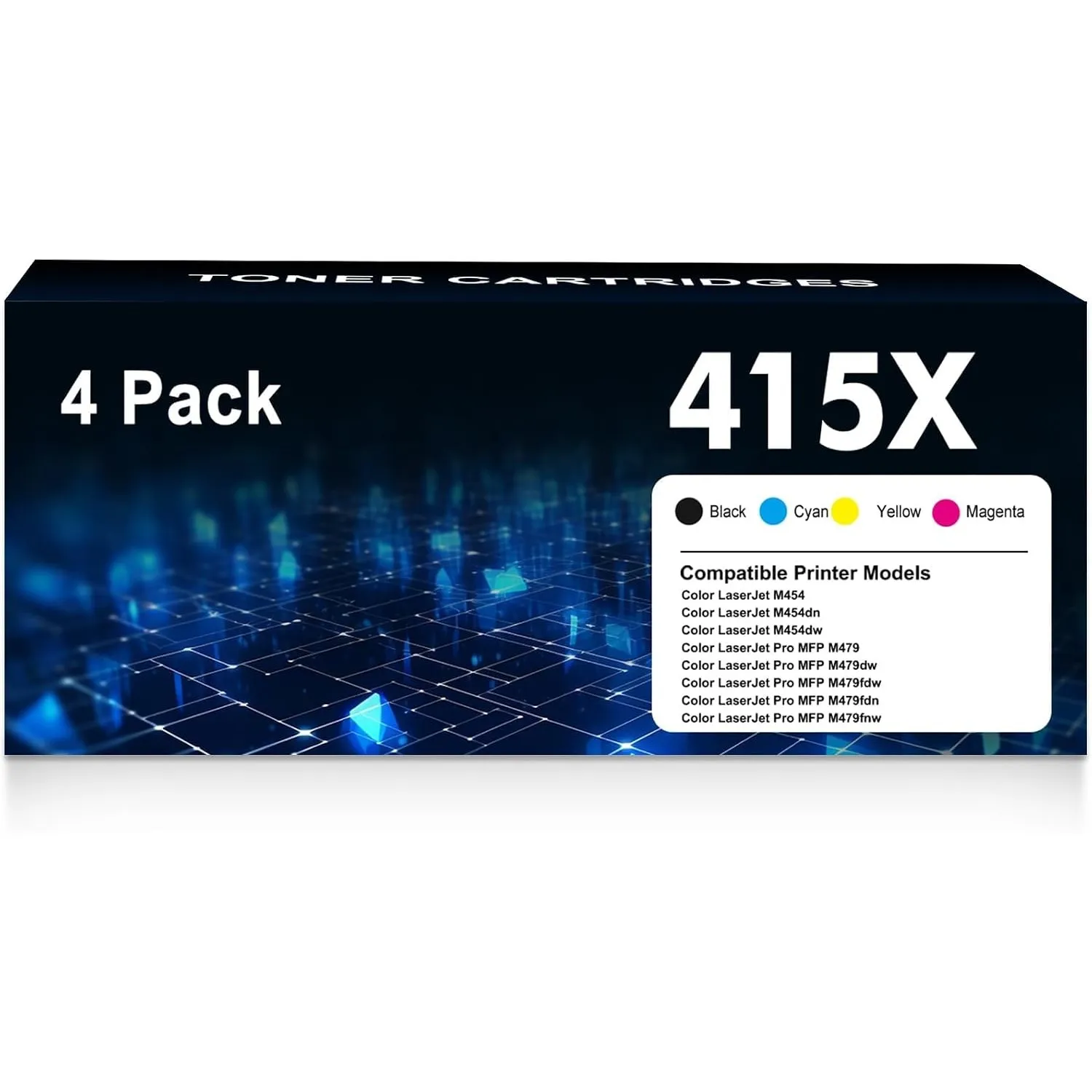 415X 415A M479FDW Toner Kompatibel für HP 415X 415A Multipack für HP Color LaserJet Pro MFP M479fnw M479dw M479fdn M454…