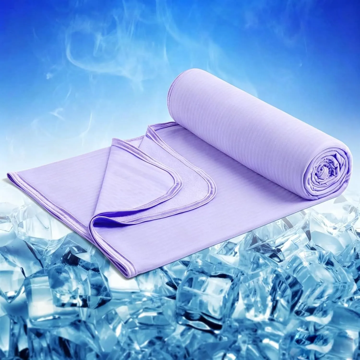 Marchpower Sommerdecke Mikrofaser Arc-Chill, Selbstkühlende Kühldecke mit Japanische Q-Max＞0.5, Kühl und Gemütlich, 2 i…