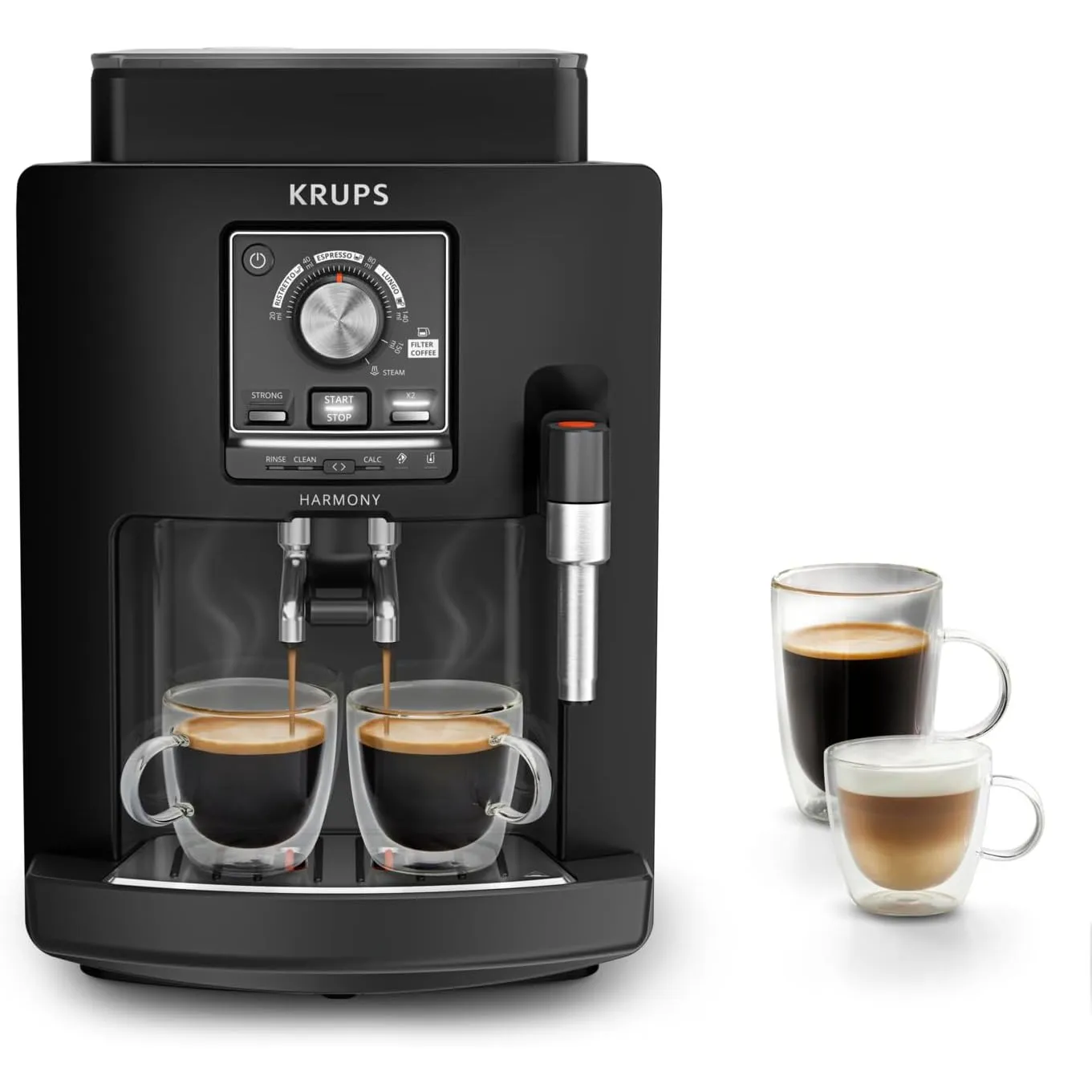 KRUPS Harmony Kaffeevollautomat mit Milchaufschäumdüse