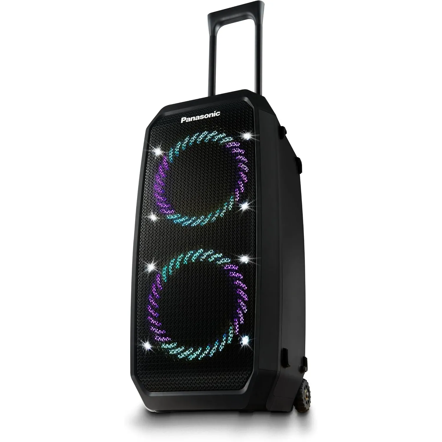 Panasonic SC-BMAX30 tragbarer Party-Lautsprecher mit Bluetooth, integrierter Beleuchtung, Bass Reflex Port, 320 W, 14-S…