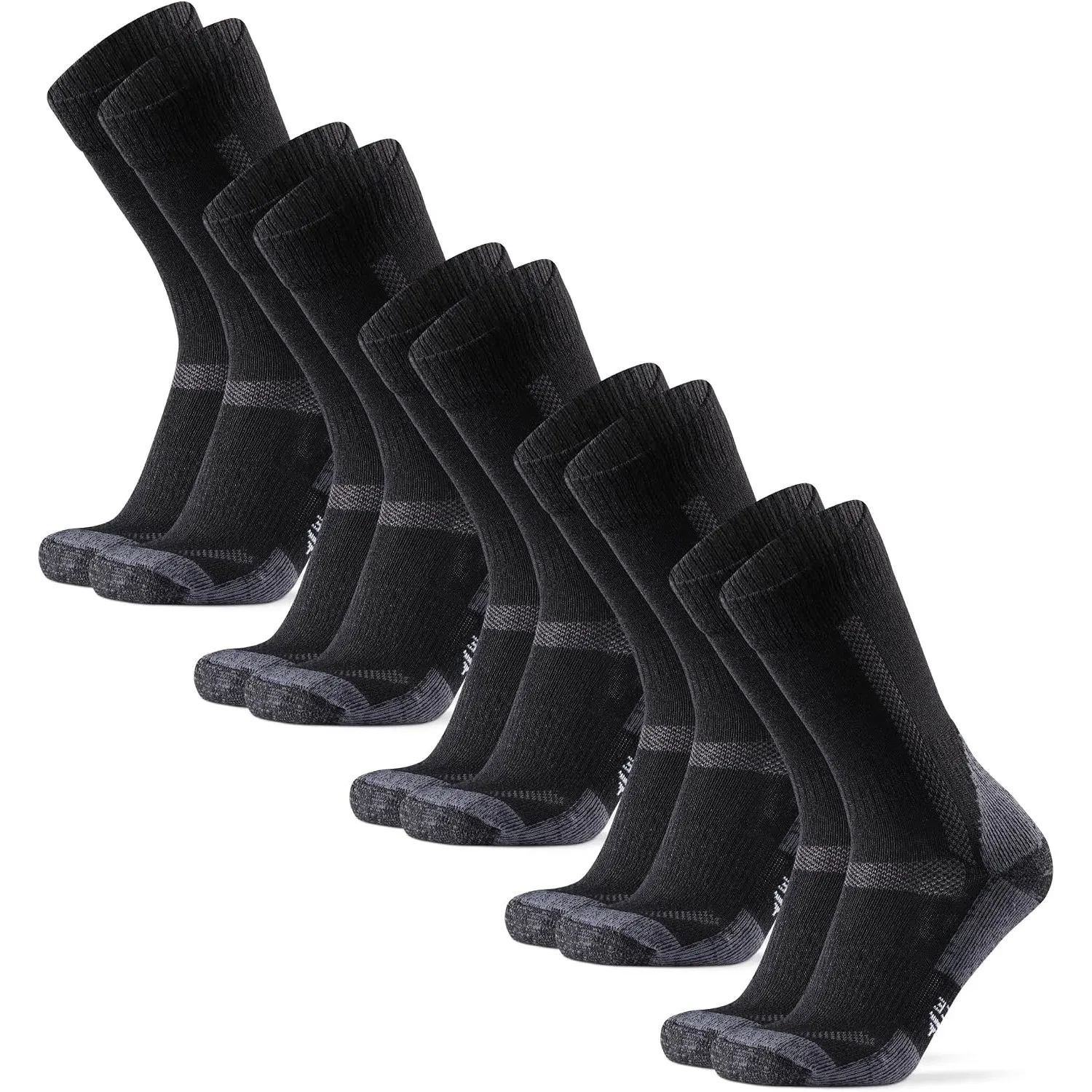 DANISH ENDURANCE Merino Wandersocken, 1, 3 & 5 Paar | Merino Trekkingsocken, Stark Gepolstert & Atmungsaktiv, Geruchshe…
