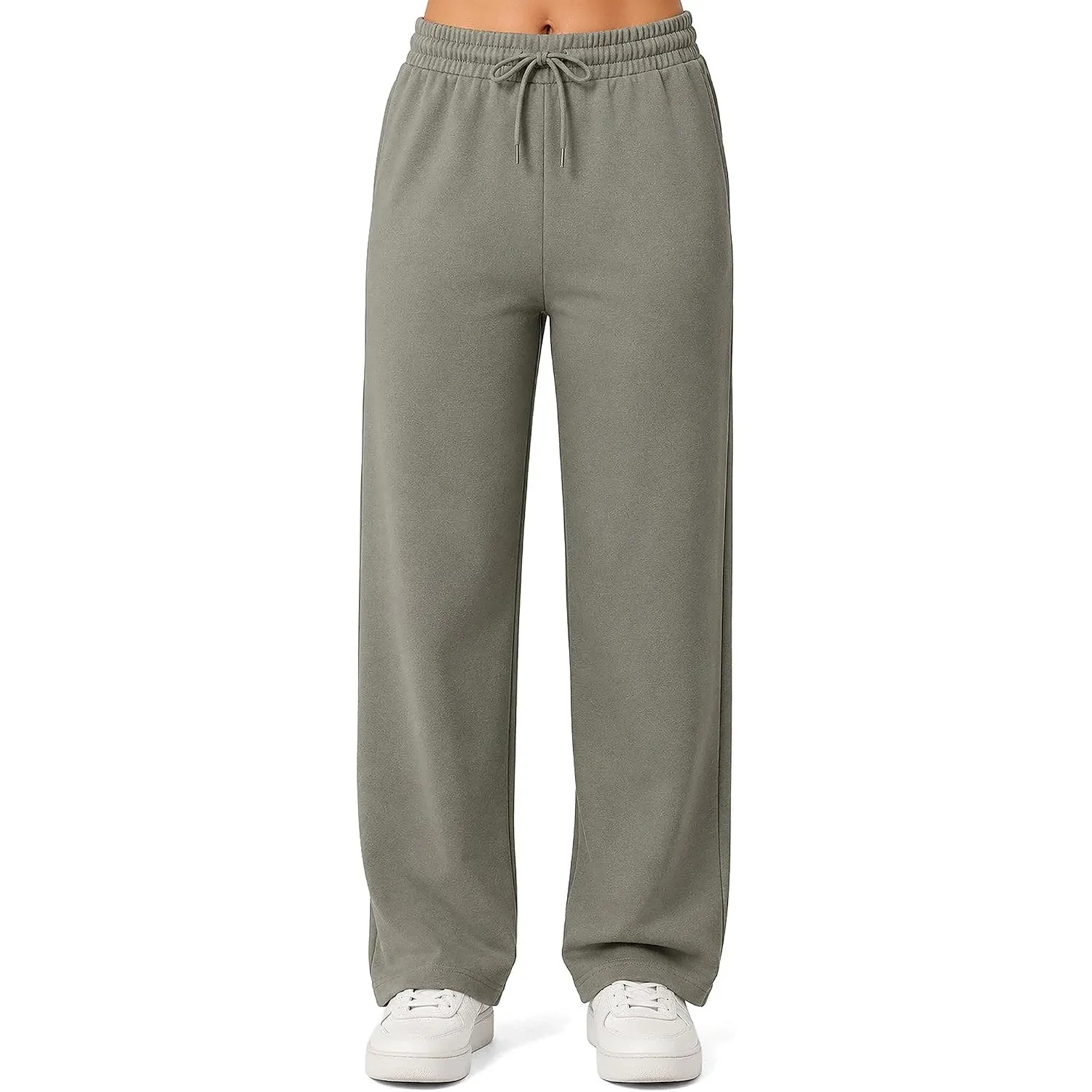 ROSS CAMP Jogginghose Damen - Baumwolle Sporthose Lang Hose Weites Bein