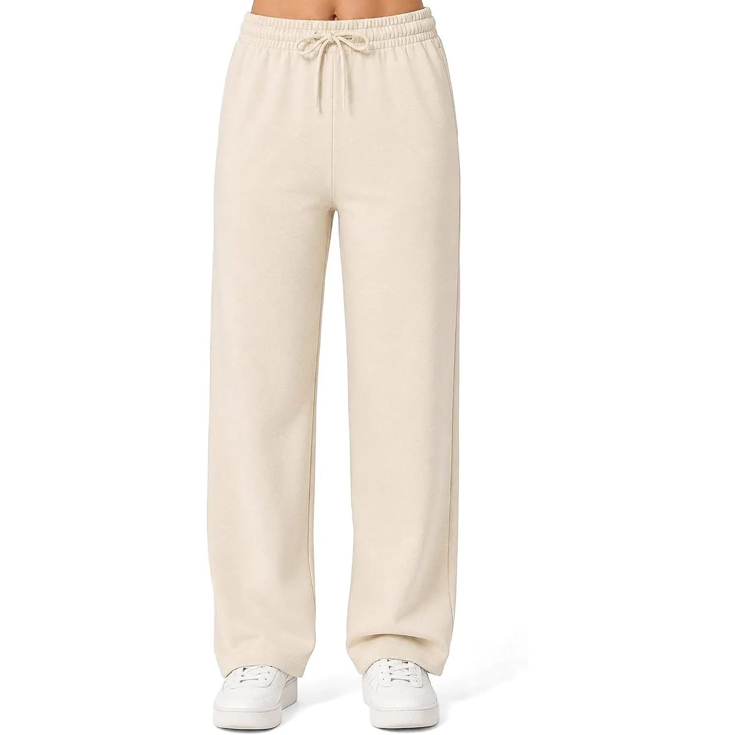 ROSS CAMP Jogginghose Damen - Baumwolle Sporthose Lang Hose Weites Bein